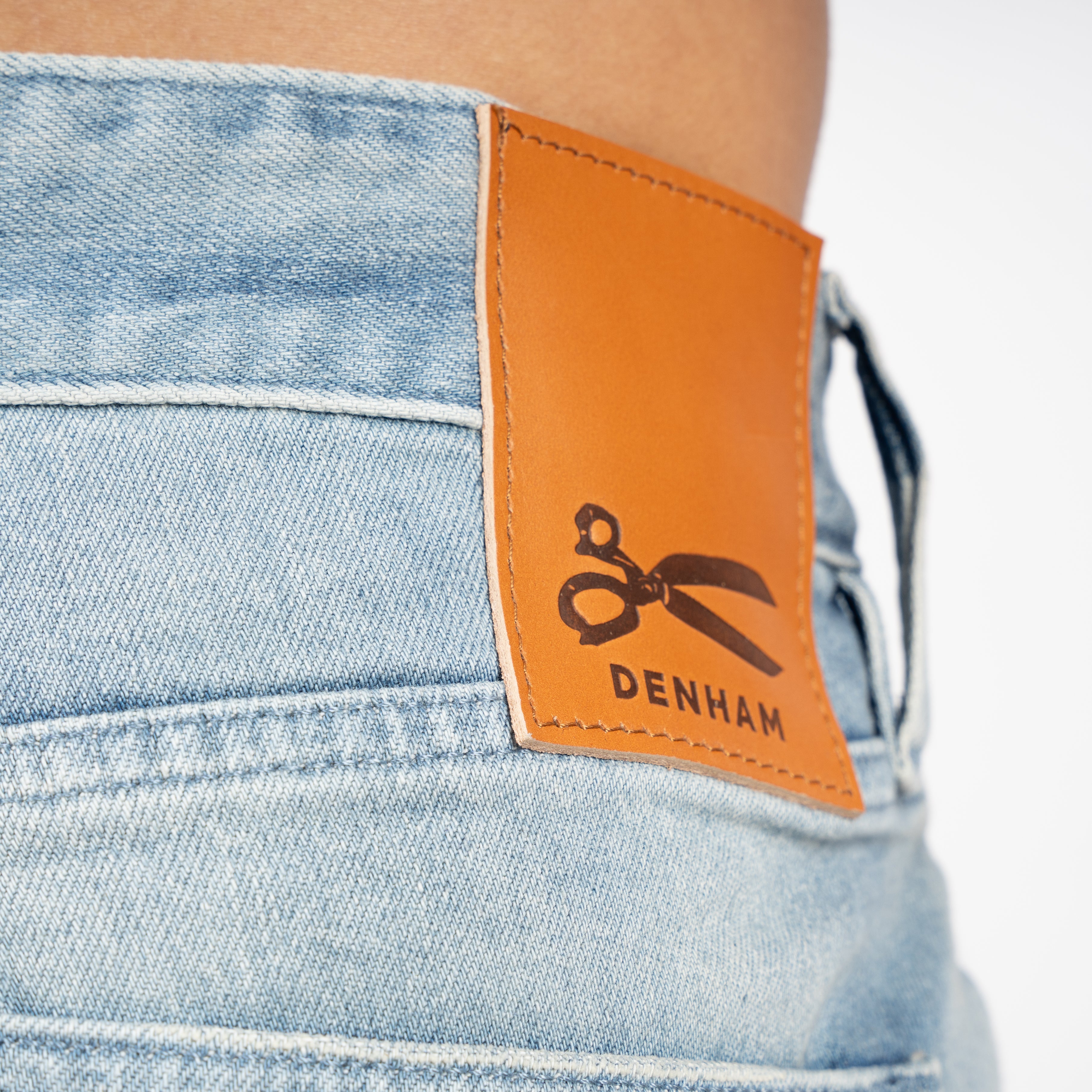 Denham Jeans Lichtblauw | Ridge Straight Fit
