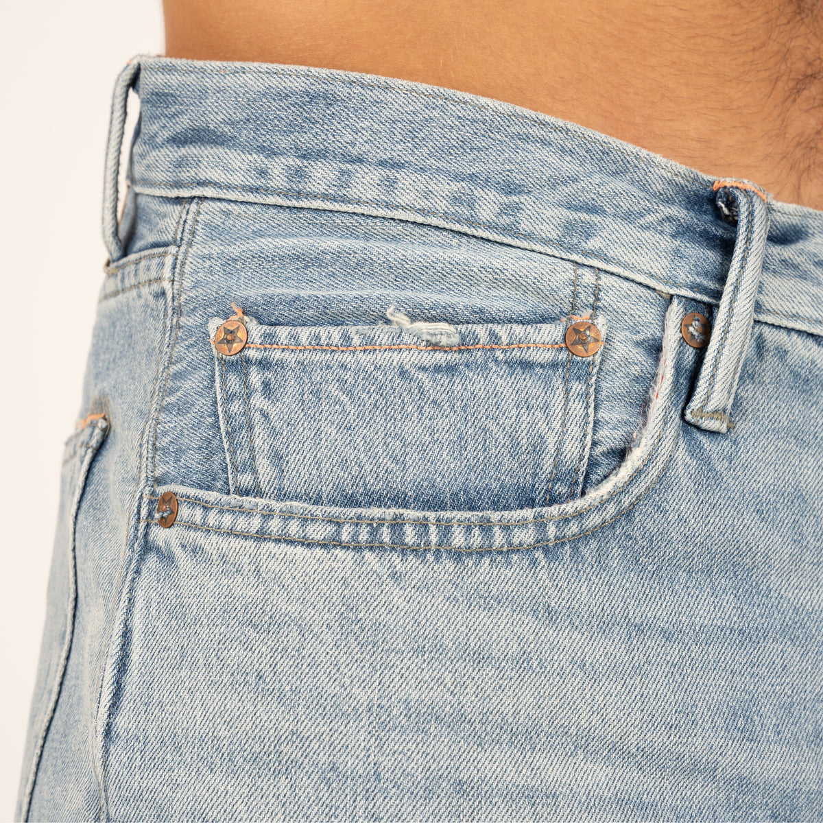 -1 Nordic Denim Jeans Lichtblauw | Relaxed Fit