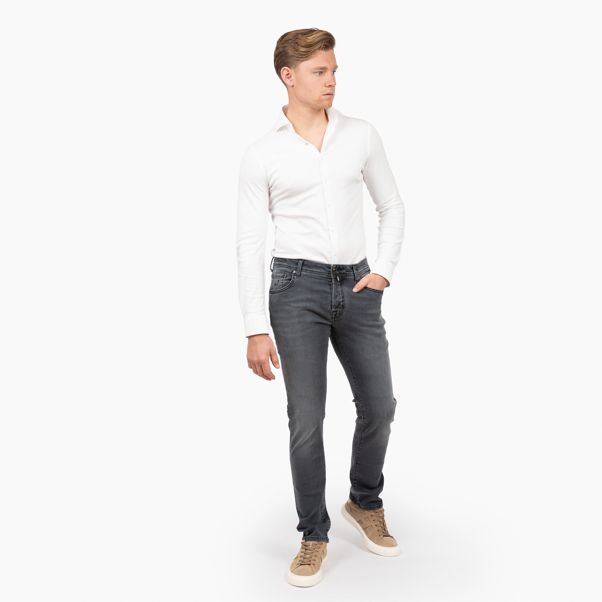 Jacob Cohen Jeans Donkergrijs | Nick