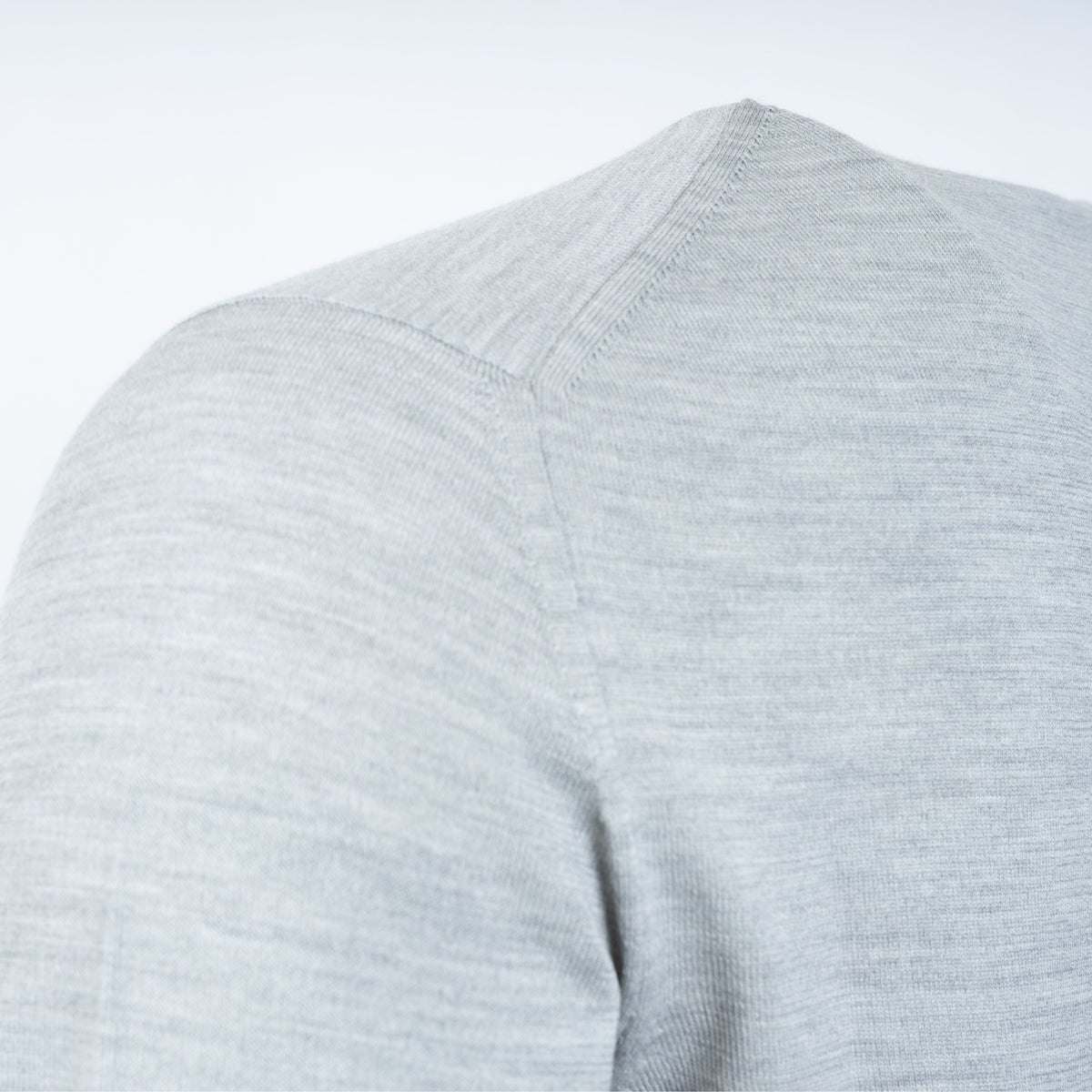 Slowear Gebreide Ronde Hals Trui Grijs | Flexwool