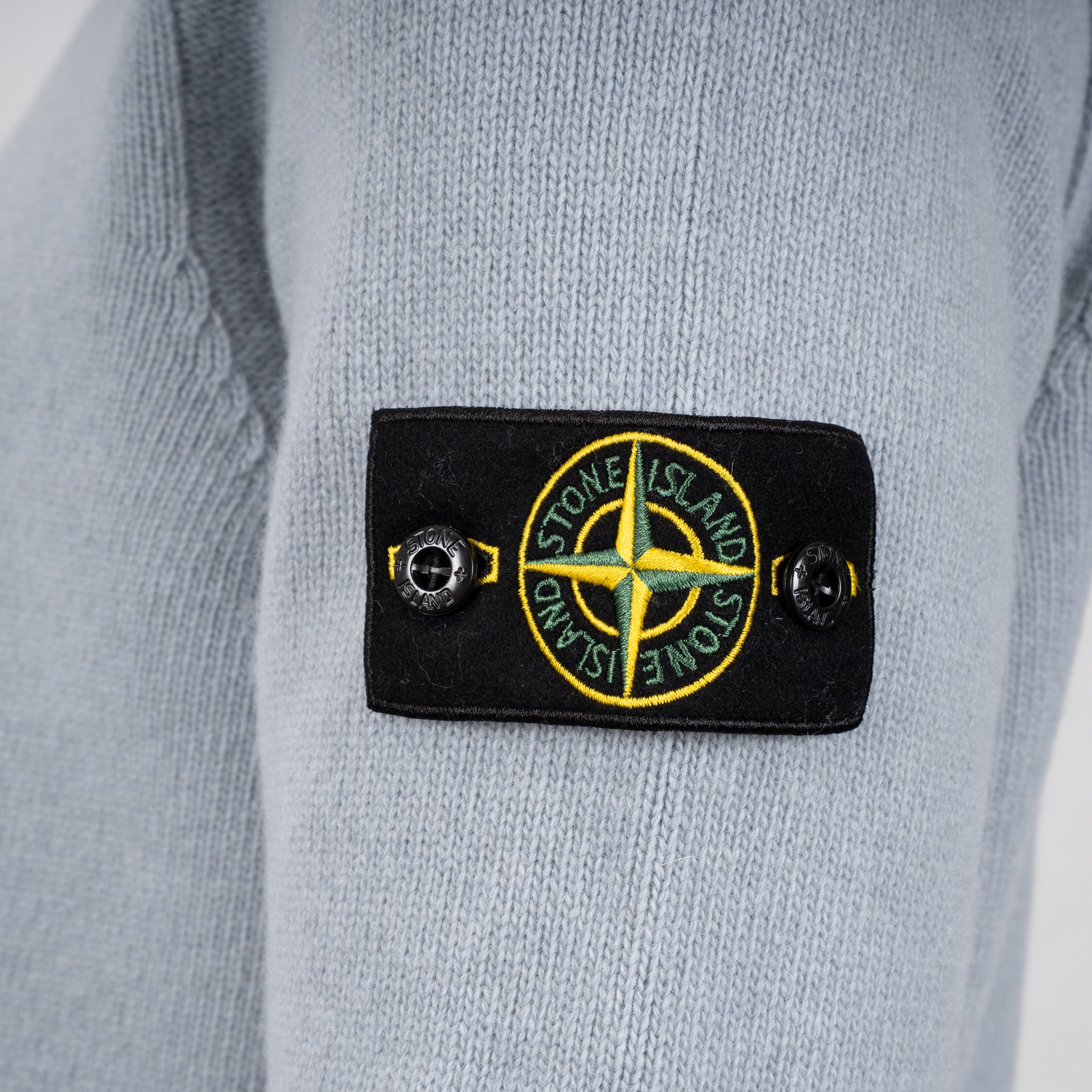 Stone Island Gebreide Trui Grijs | Lambswool