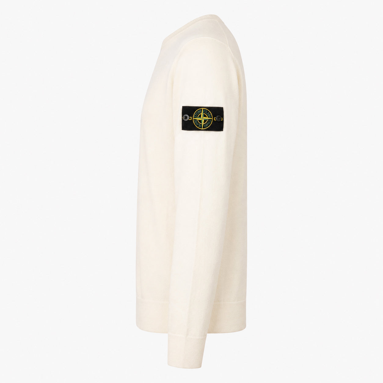 Stone Island Gebreide Trui Crème | Loose Fit Stretch RWS Wool