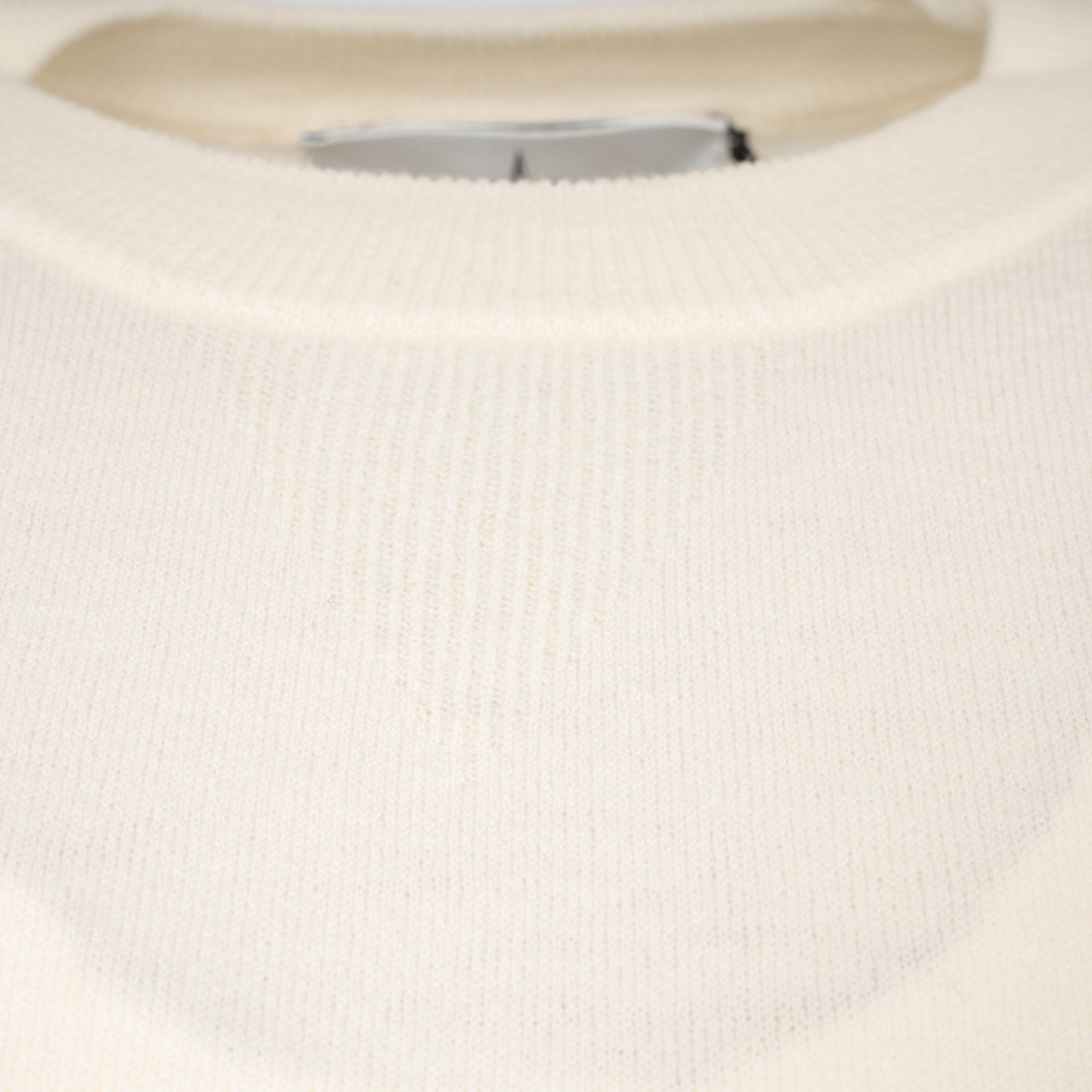 Stone Island Gebreide Trui Crème | Loose Fit Stretch RWS Wool