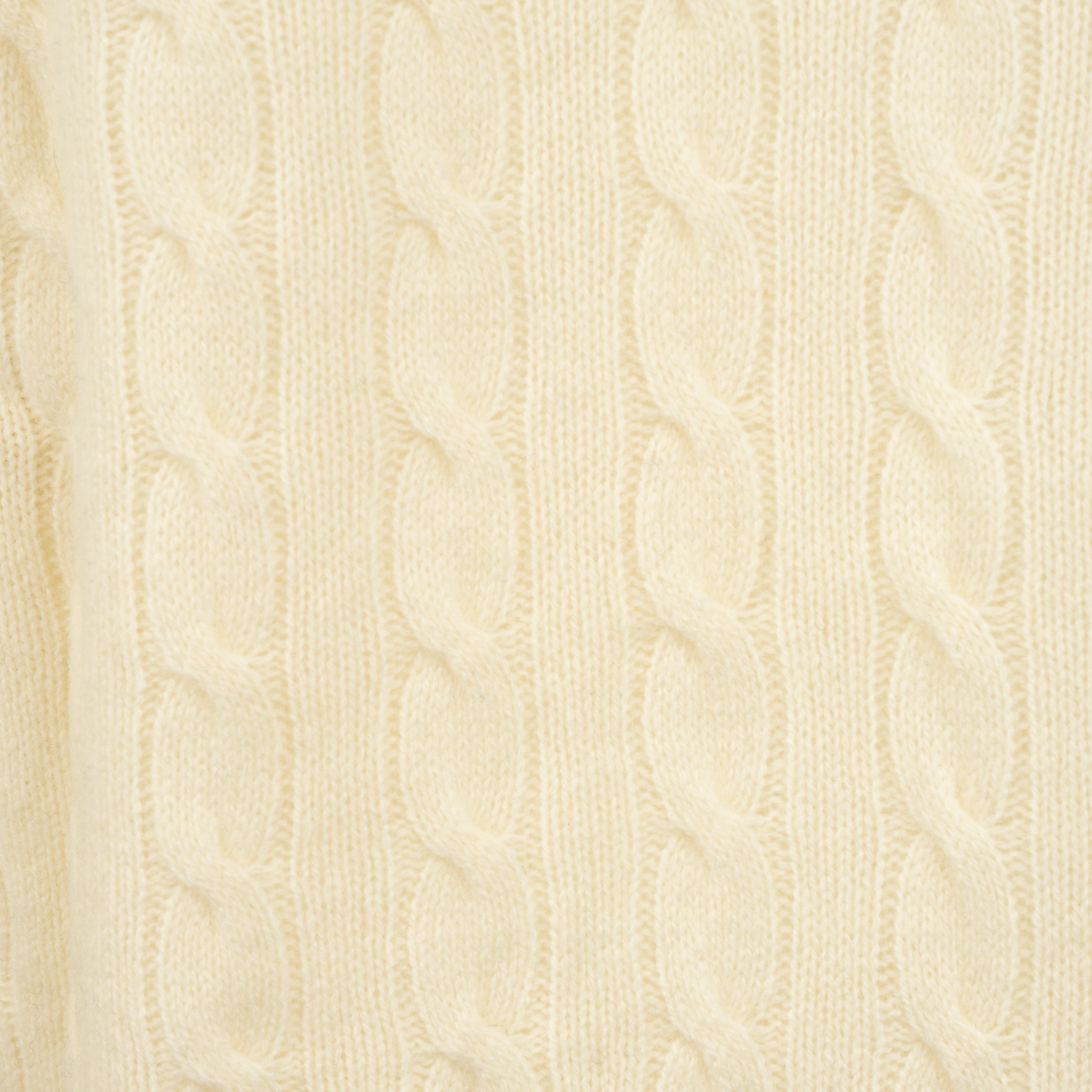 Ralph Lauren Gebreide Kabeltrui Crème | Cable-Knit
