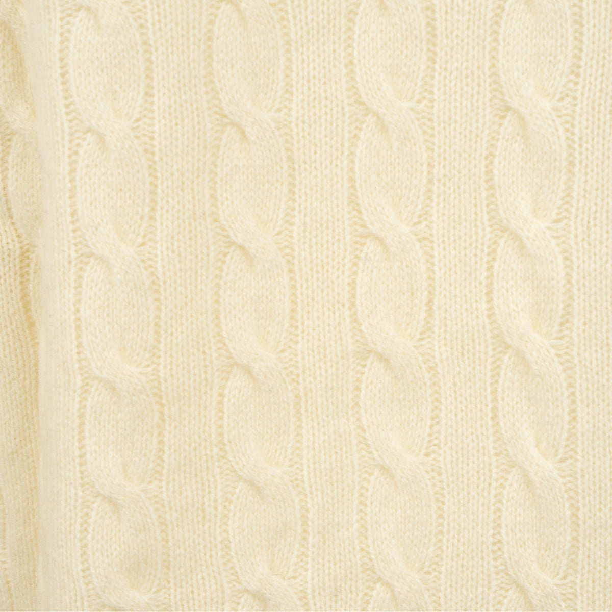 Ralph Lauren Gebreide Kabeltrui Crème | Cable-Knit