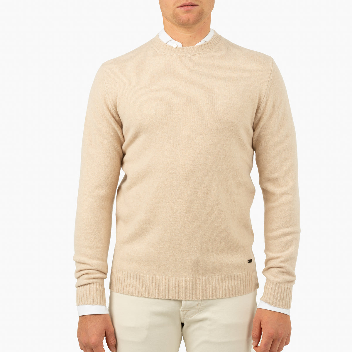 SEVEN DIALS Gebreide Trui Beige | Lusaka