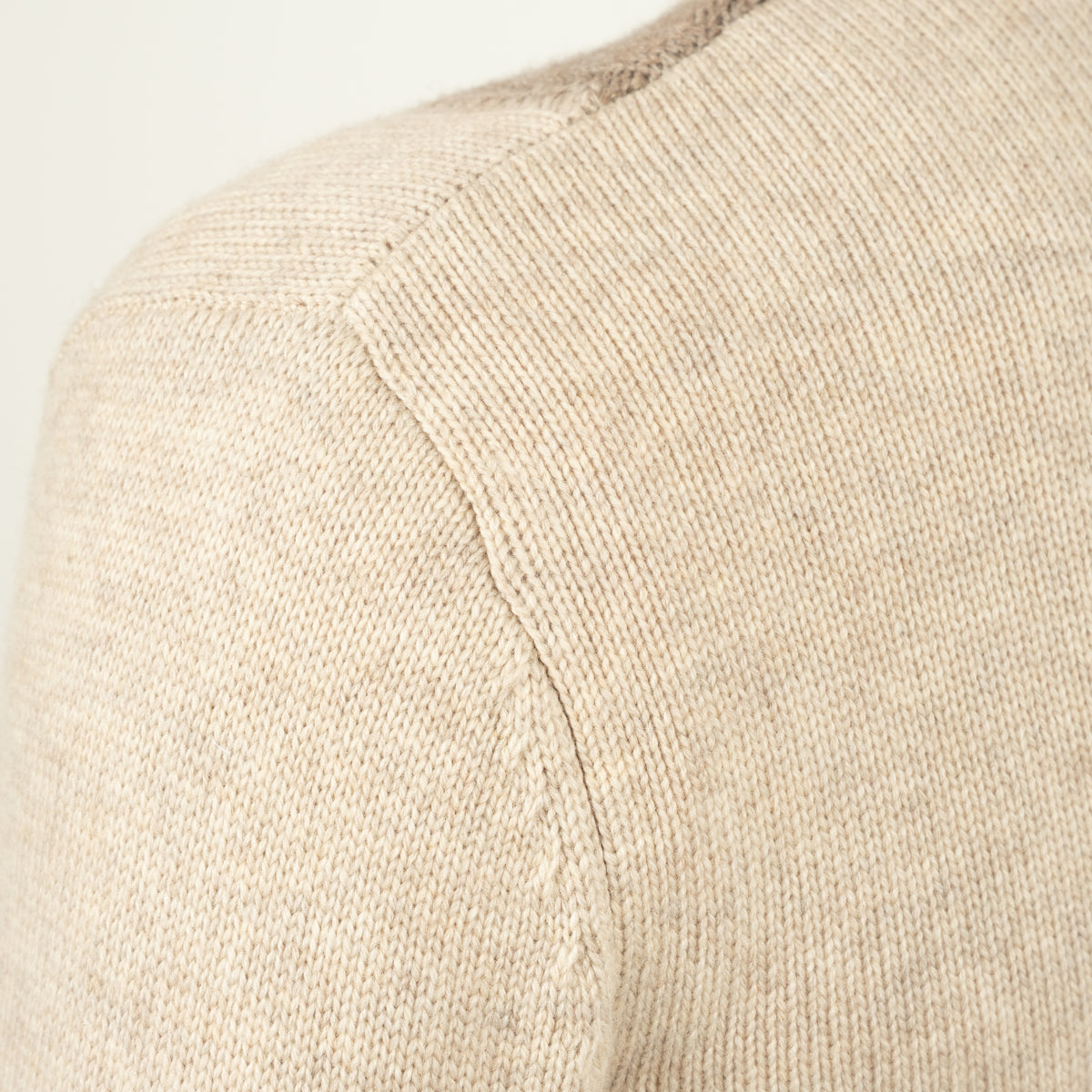 SEVEN DIALS Gebreide Coltrui met Kabel Beige | Busan