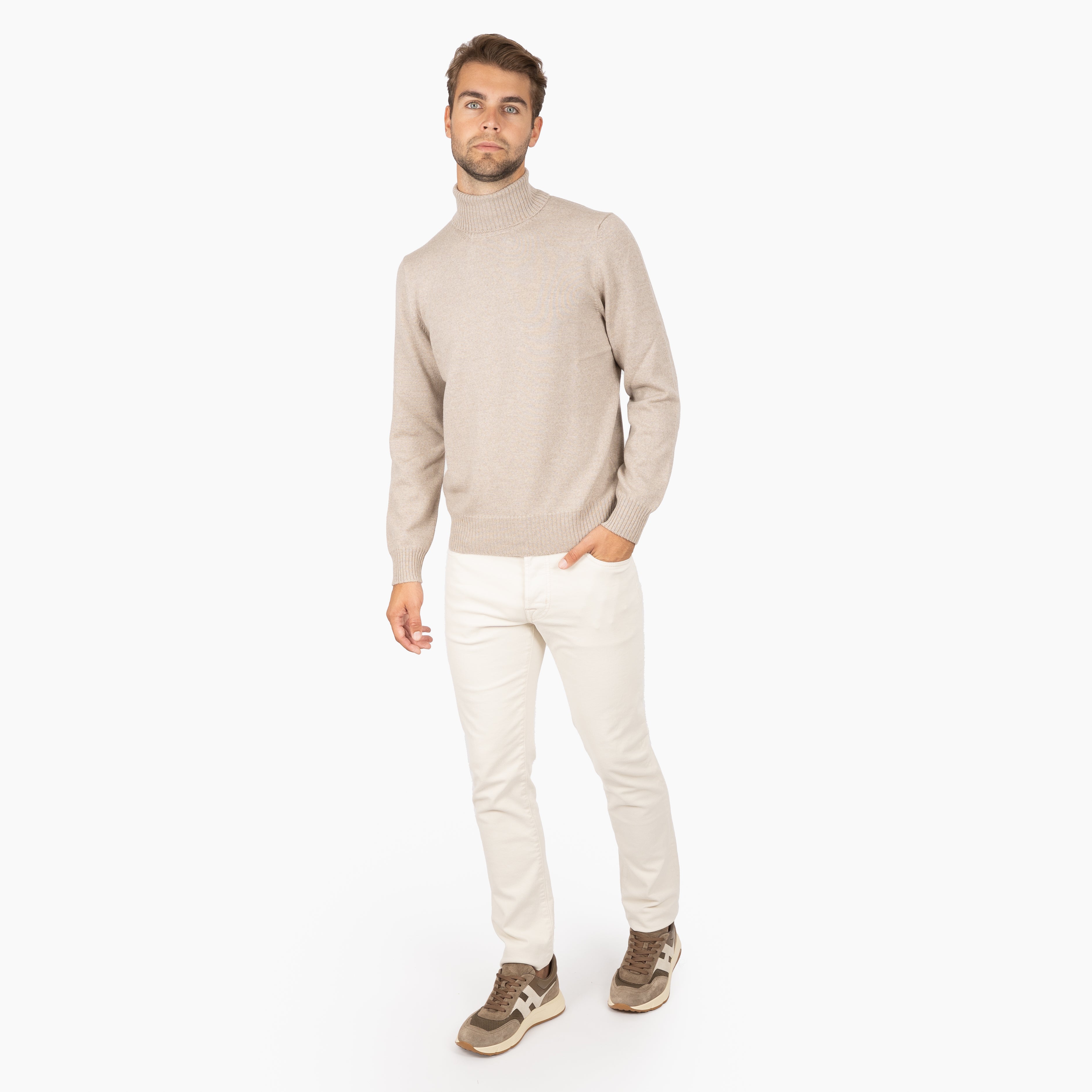Gran Sasso Coltrui Beige | Extrafine Merino
