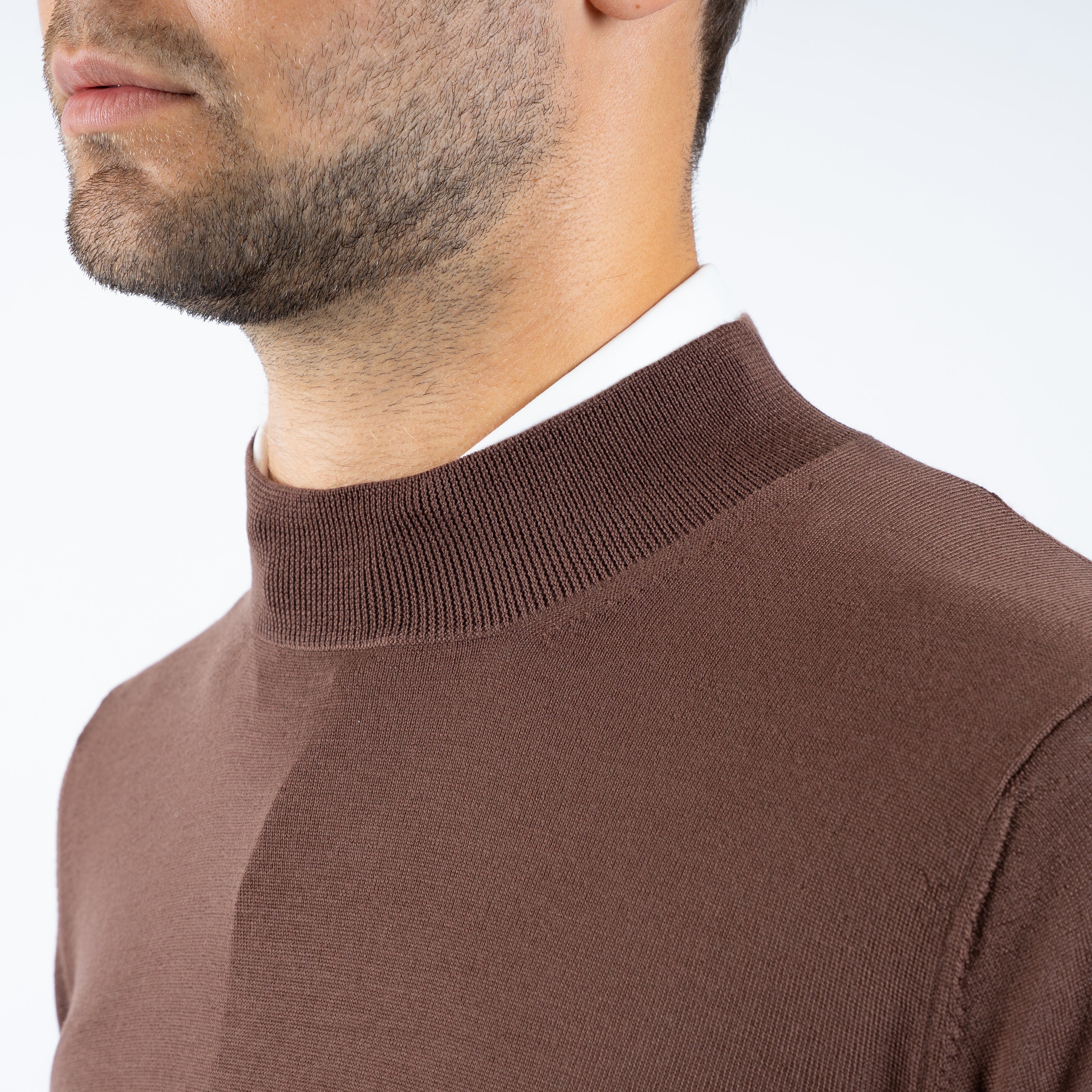 Gran Sasso Gebreide Turtleneck Trui Camel | Extrafine Merino