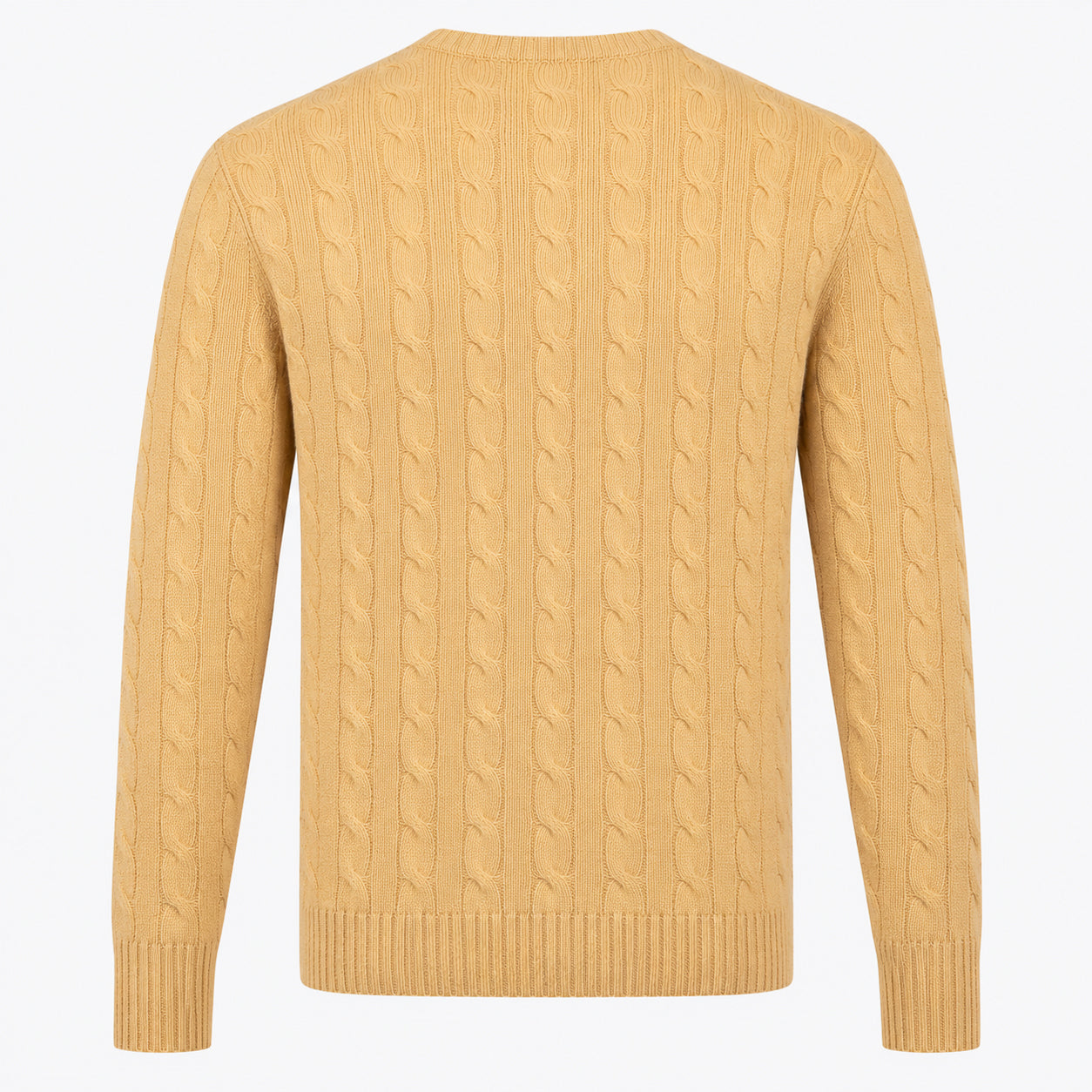 Ralph Lauren Gebreide Kabeltrui Camel | Cable-Knit