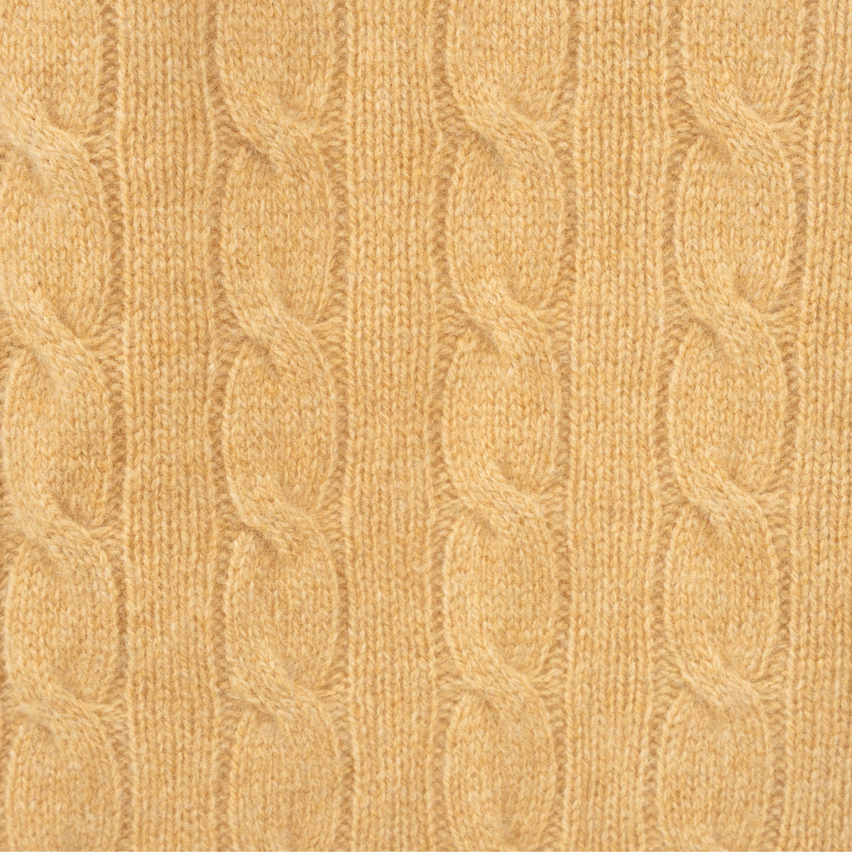 Ralph Lauren Gebreide Kabeltrui Camel | Cable-Knit