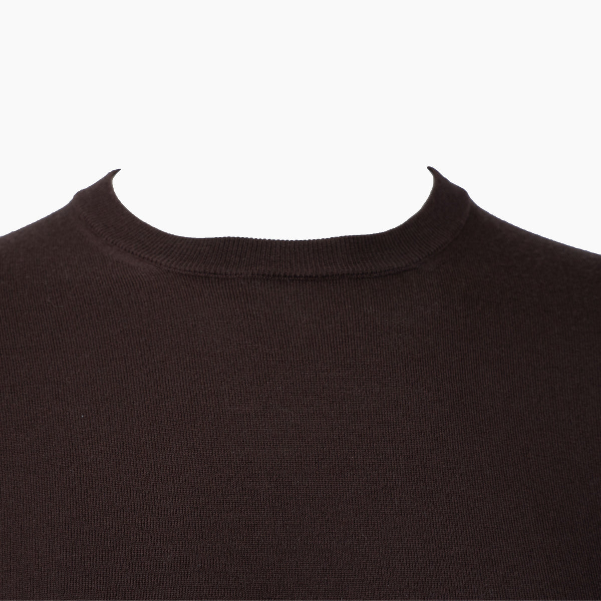 Slowear Gebreide Ronde Hals Trui Bruin | Flexwool