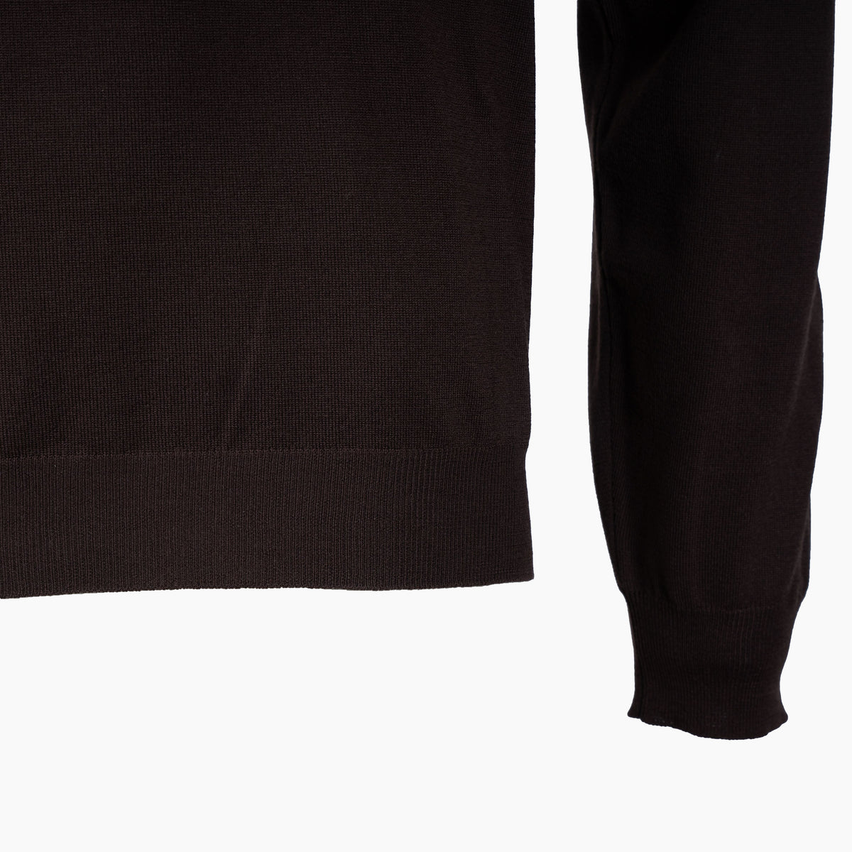 Slowear Gebreide Ronde Hals Trui Bruin | Flexwool