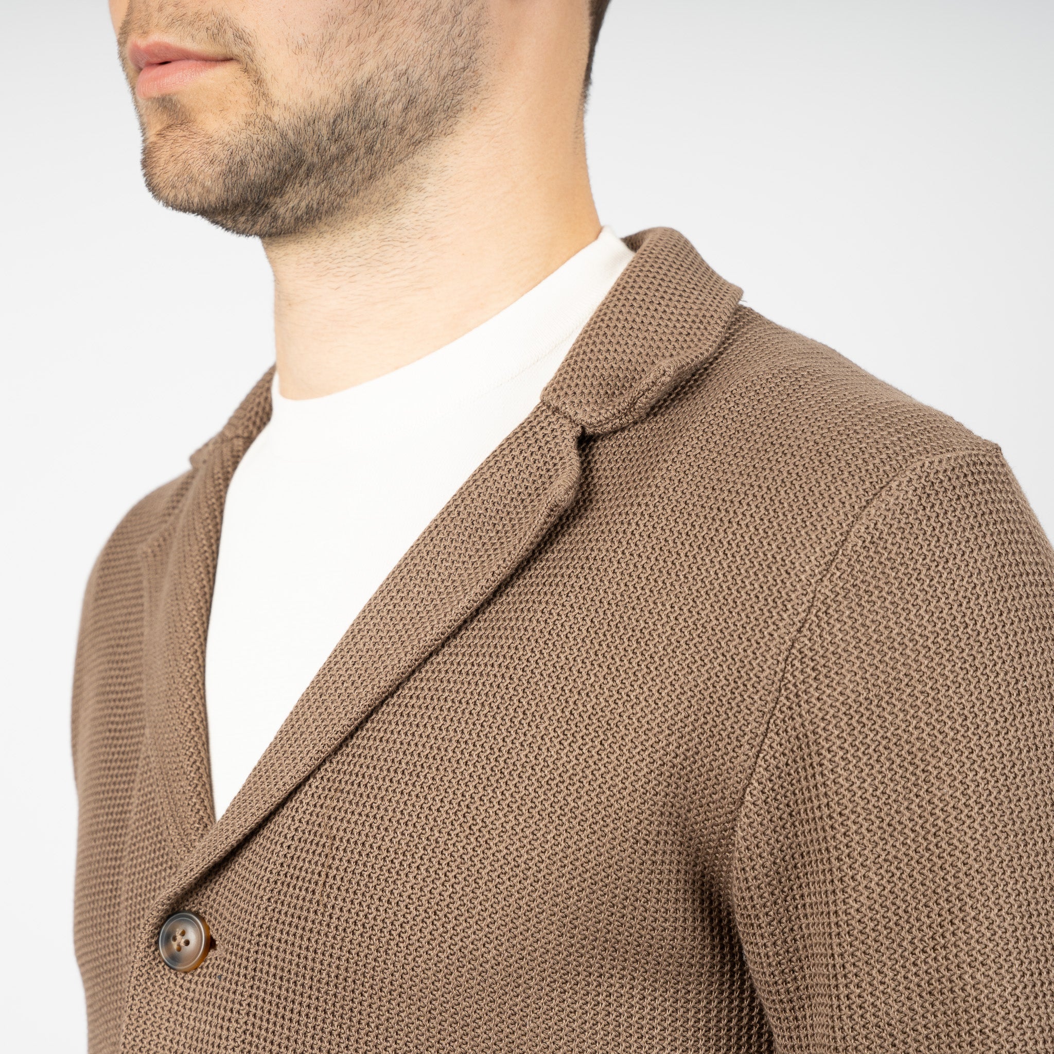 SEVEN DIALS Cardigan Middelbruin | Callum