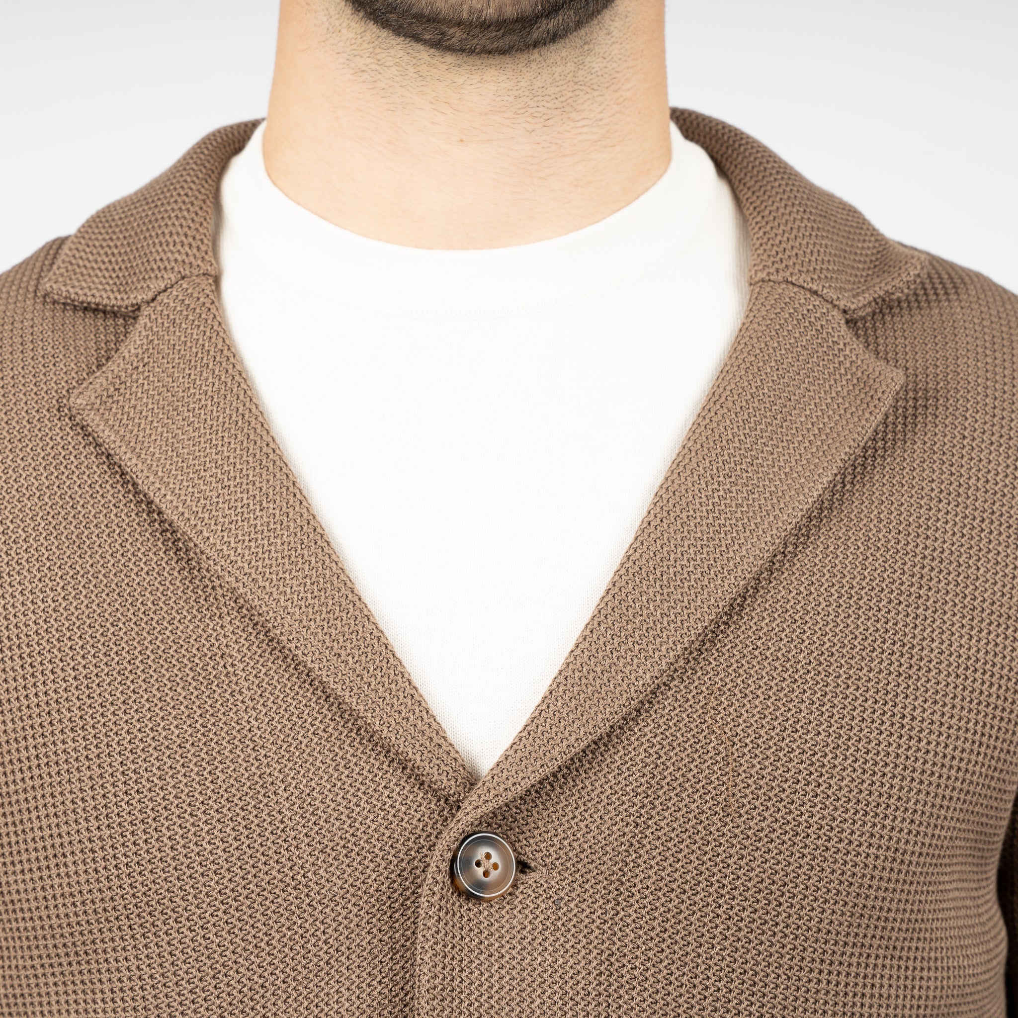 SEVEN DIALS Cardigan Middelbruin | Callum