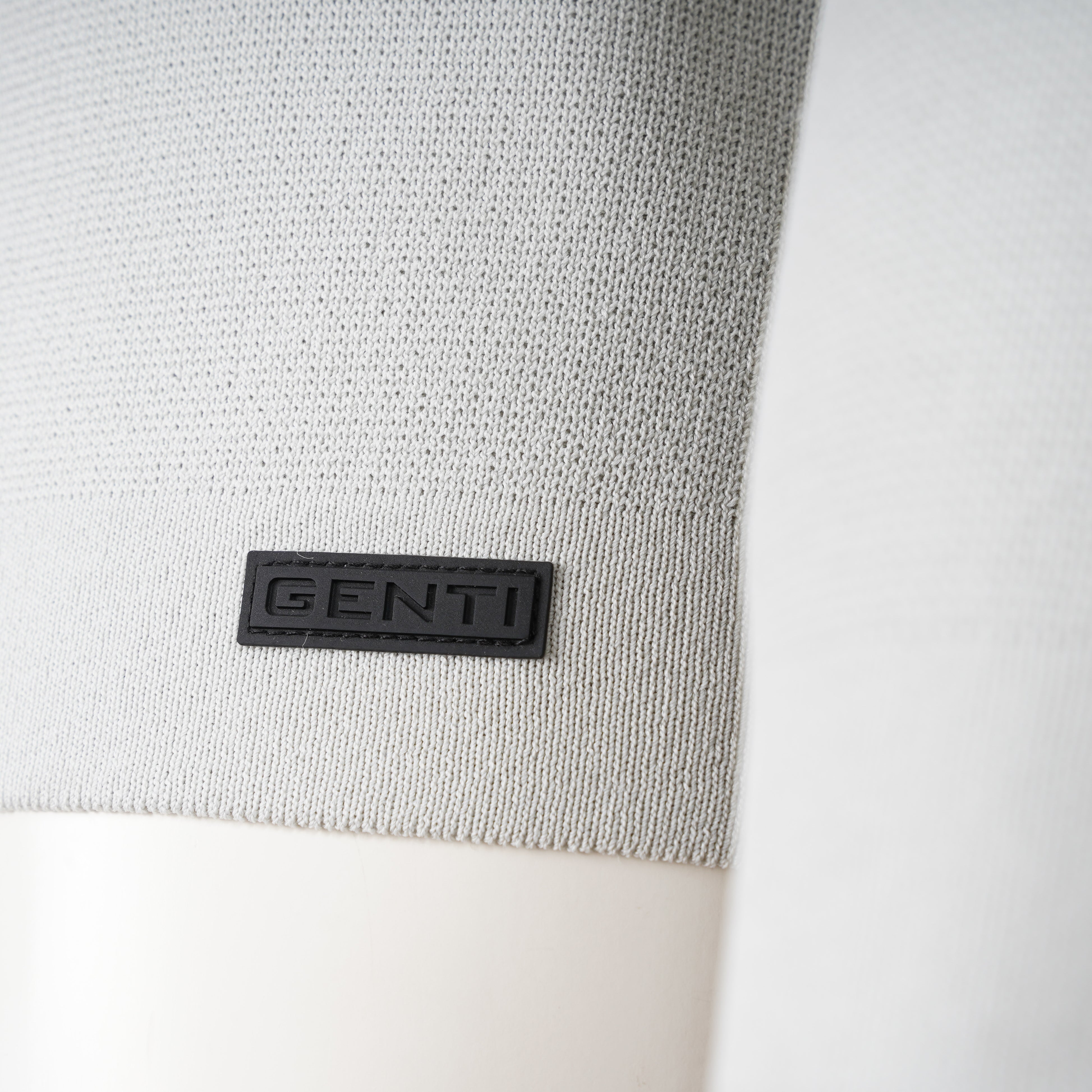 Genti Gebreide Polotrui met Rits Lichtgroen | Cool Dry