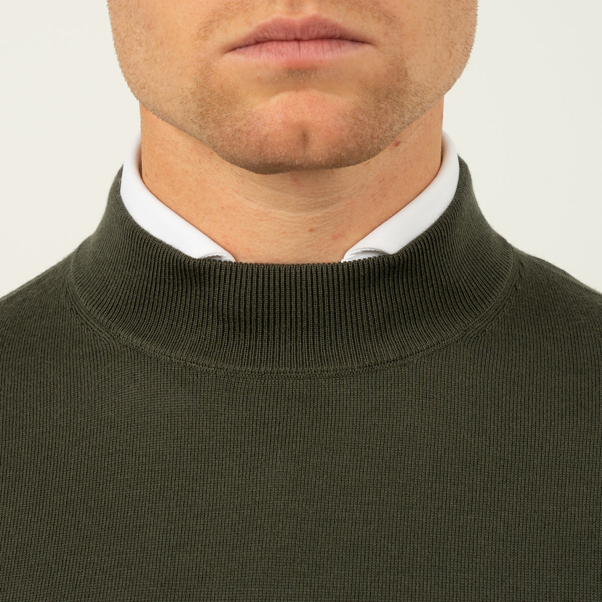SEVEN DIALS Gebreide Turtleneck Trui Groen | Goy