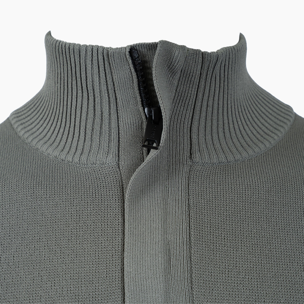 Genti Technische Trui met Rits Sagegroen | Cool Dry
