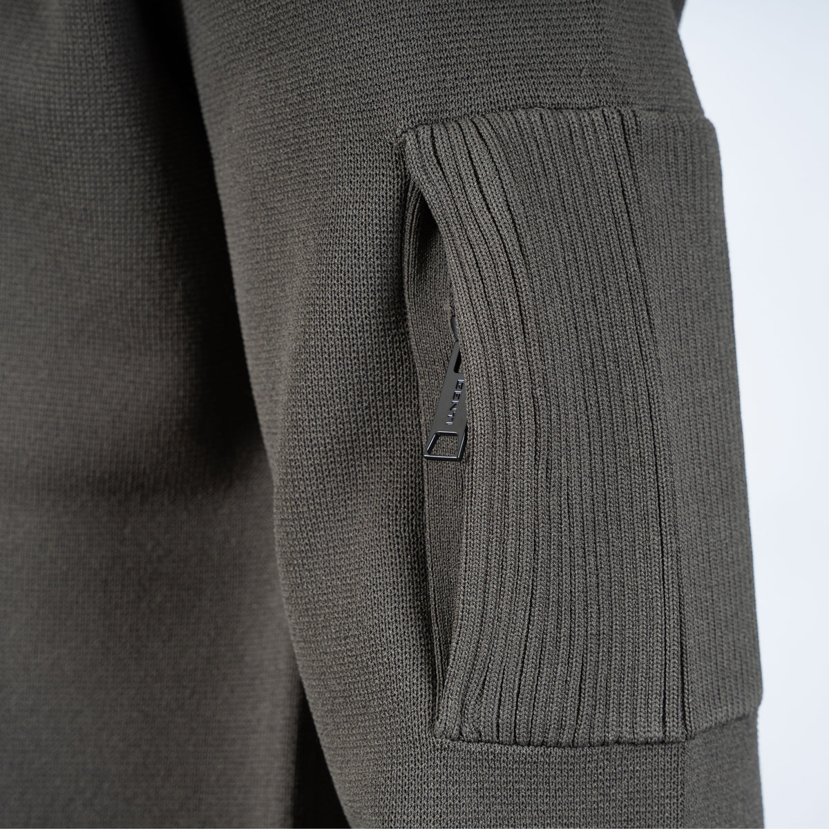 Genti Technische Trui met Rits Groen | Cool Dry