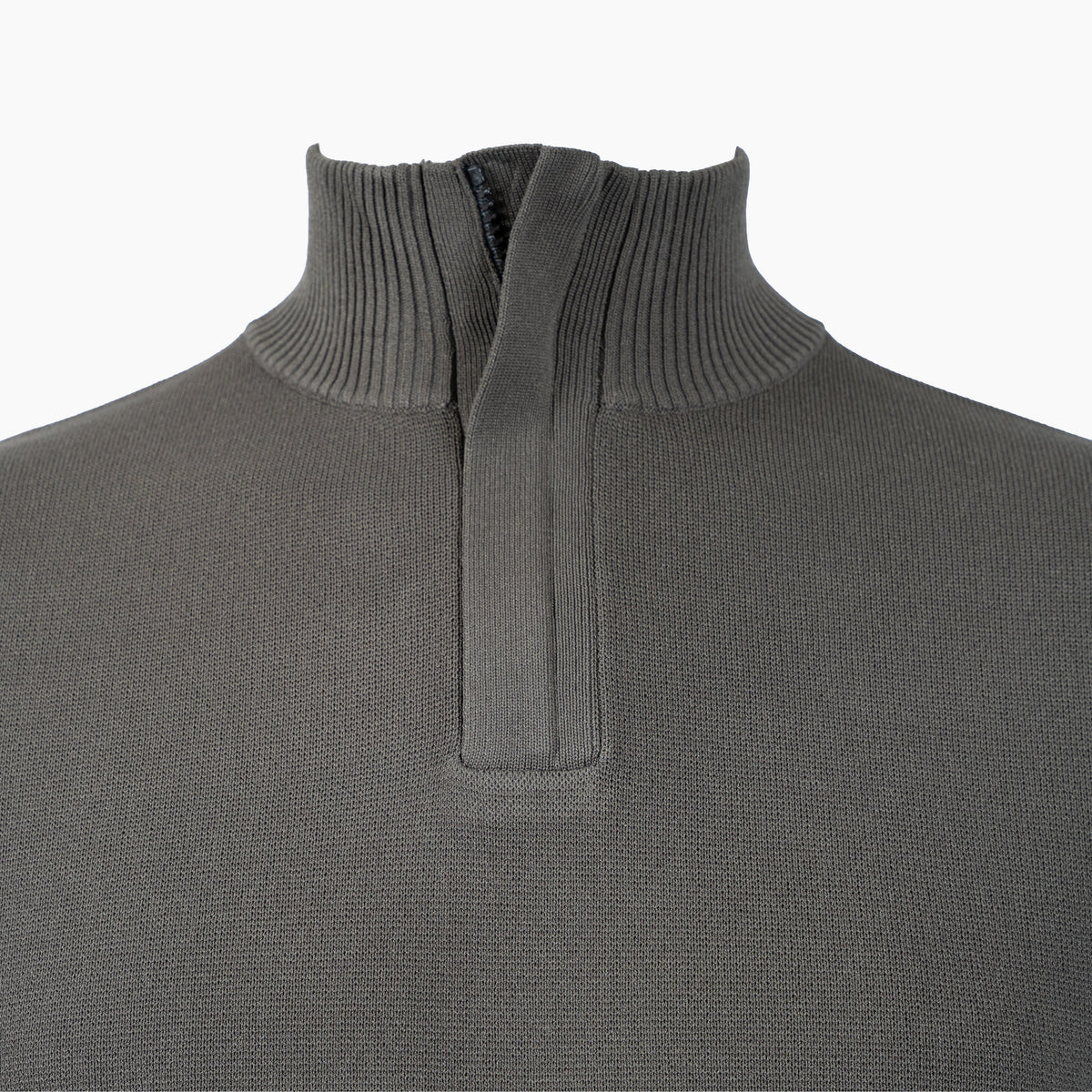 Genti Technische Trui met Rits Groen | Cool Dry