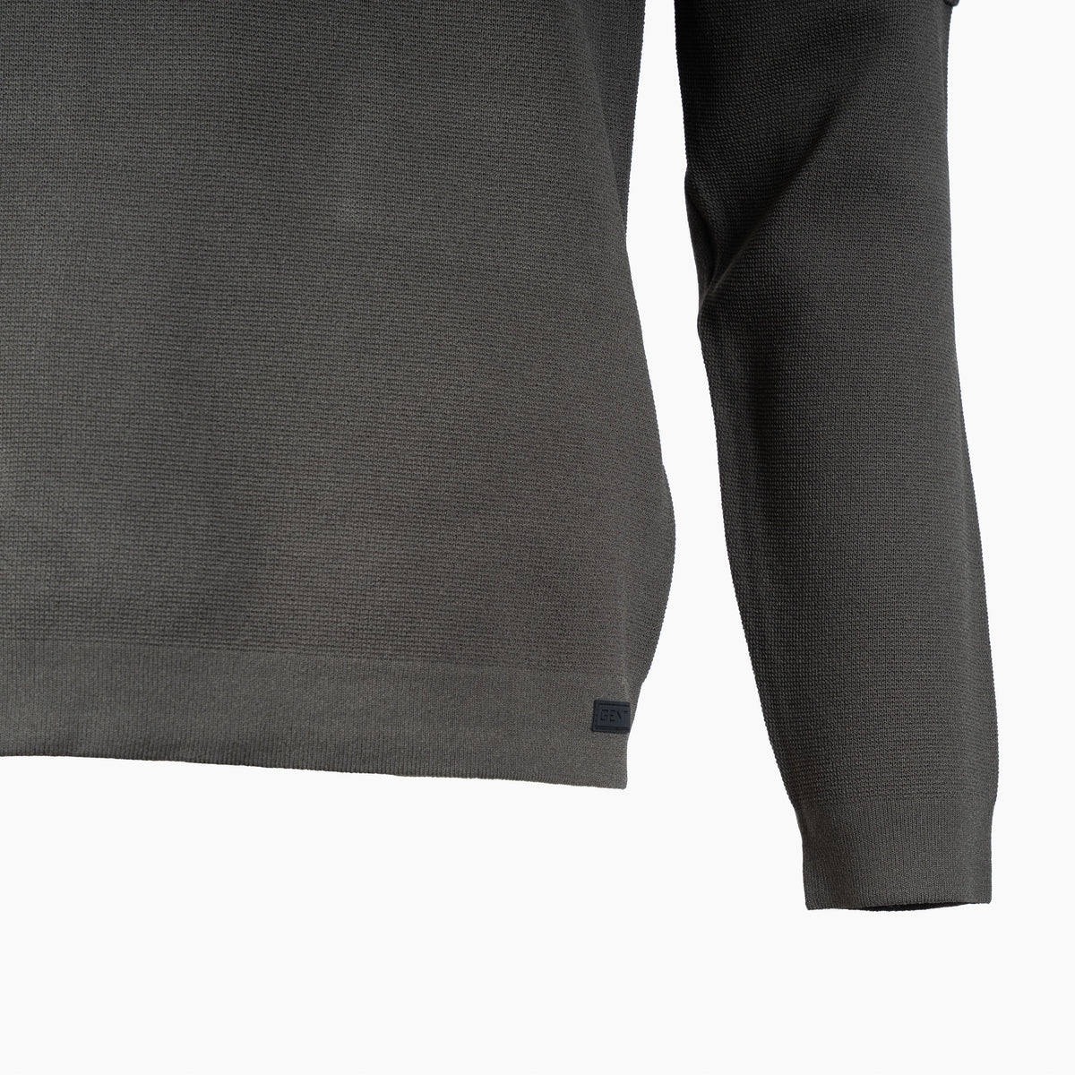 Genti Technische Trui met Rits Groen | Cool Dry