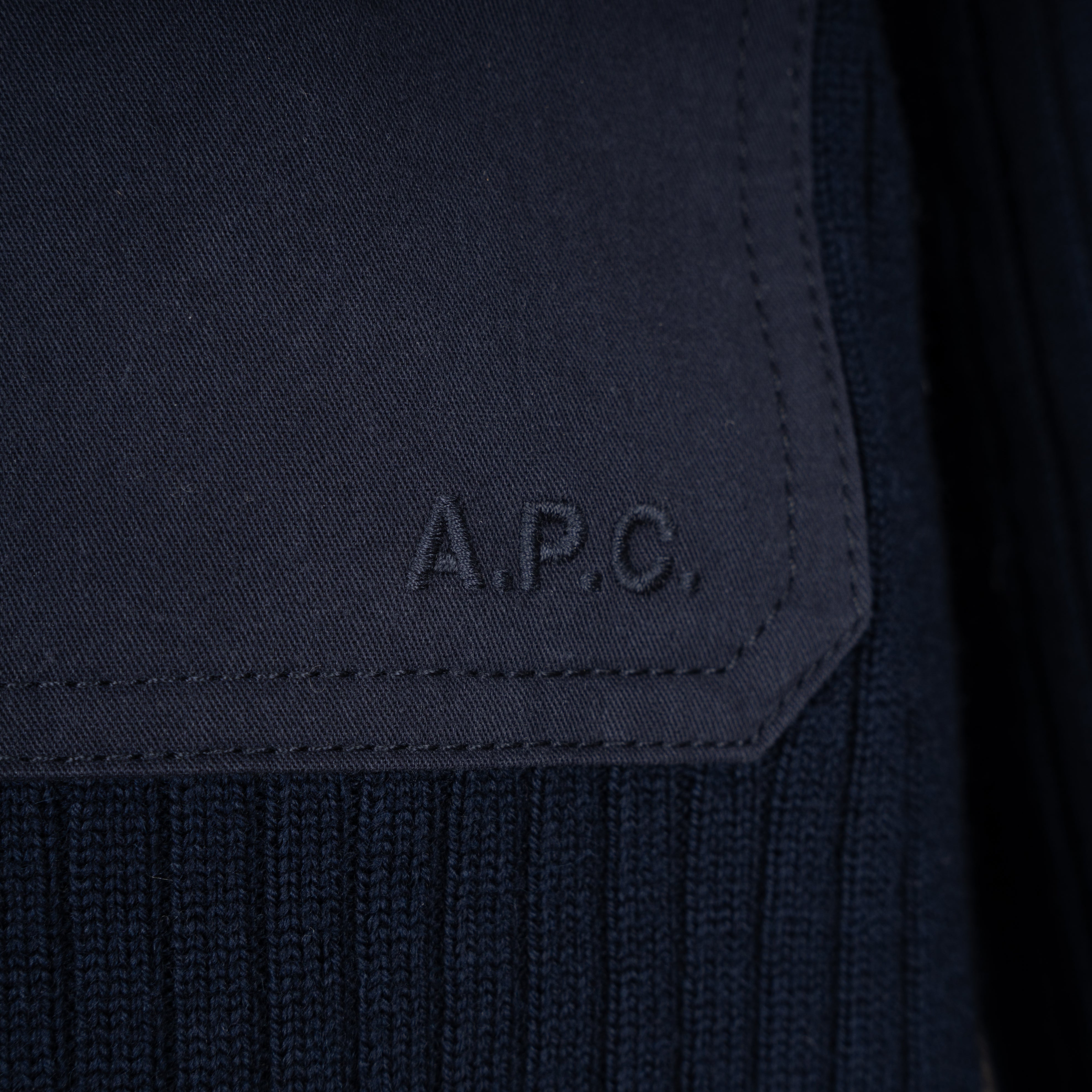 A.P.C. Gebreide Trui Donkerblauw | Pull Mallarme