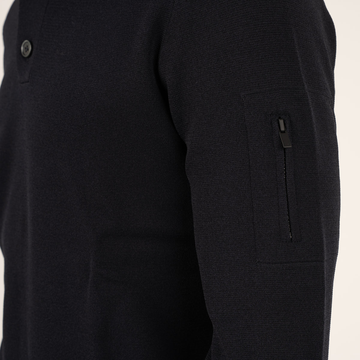 SEVEN DIALS Technische Trui met Knopenlijst Blauw | Tila