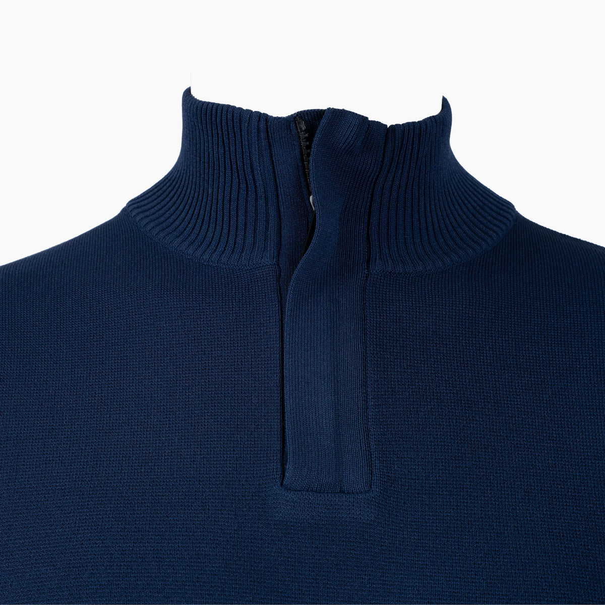 Genti Technische Trui met Rits Blauw | Cool Dry
