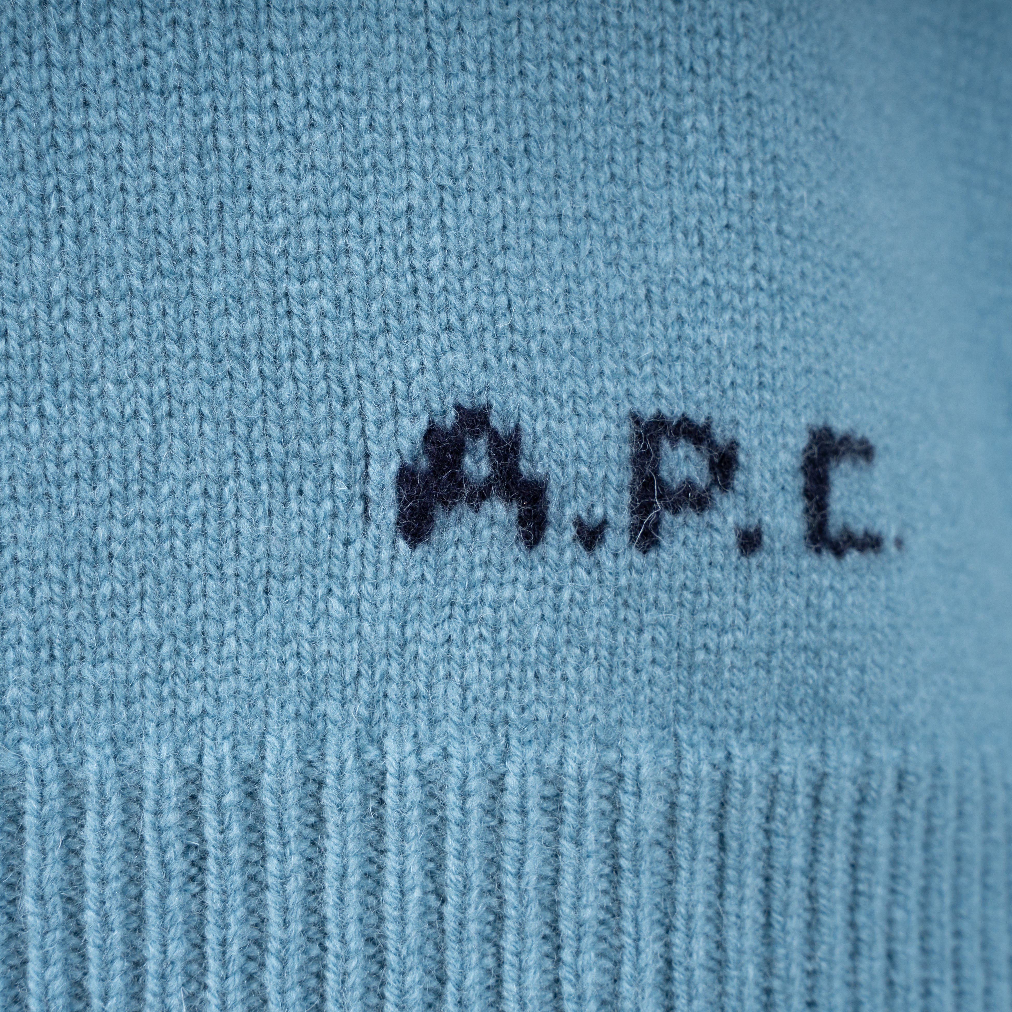 A.P.C. Gebreide Trui Lichtblauw | Edmond