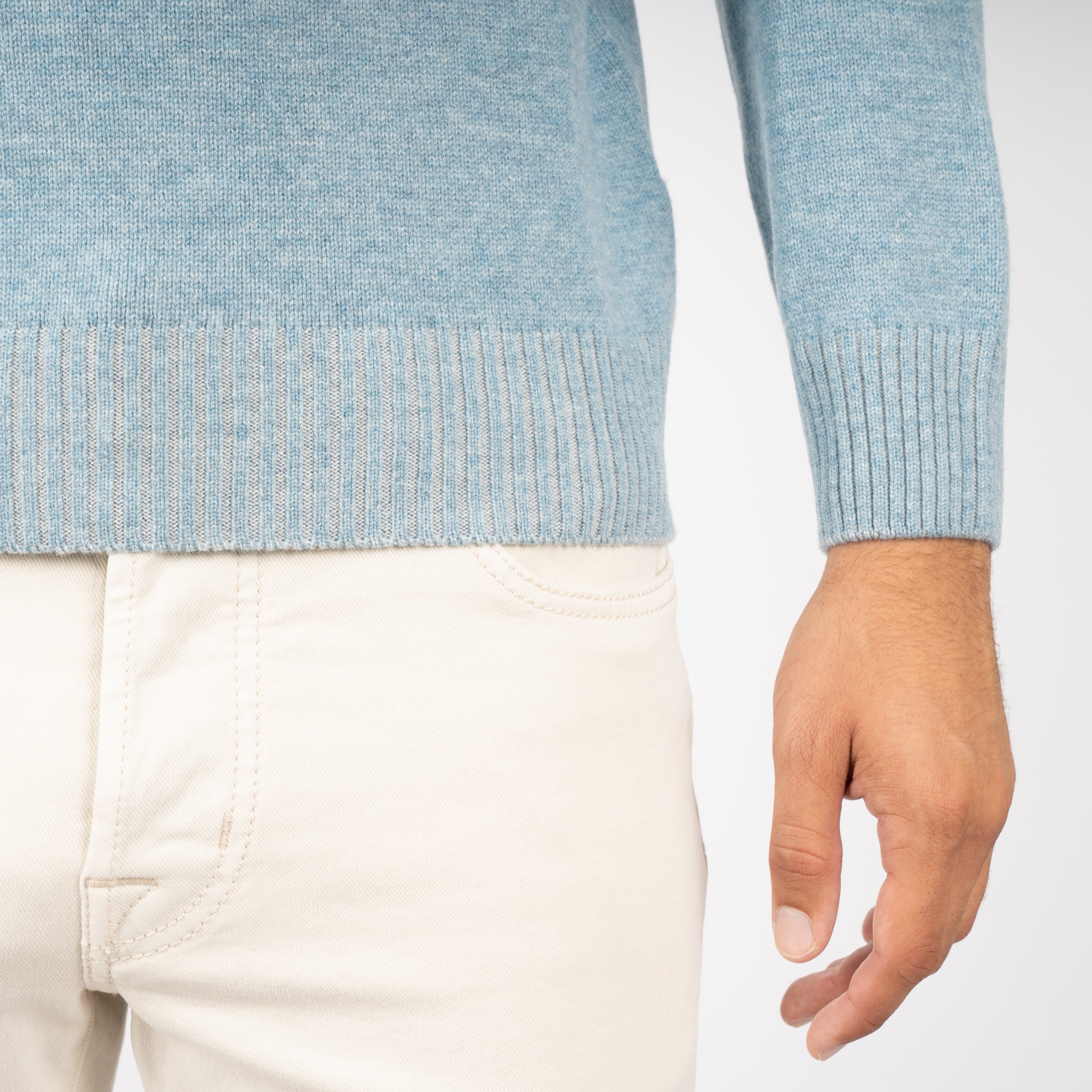 Gran Sasso Coltrui Lichtblauw | Cashmere Lana