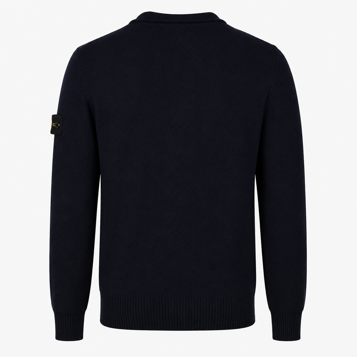 Stone Island Gebreid Vest Blauw | Pure RWS Wool