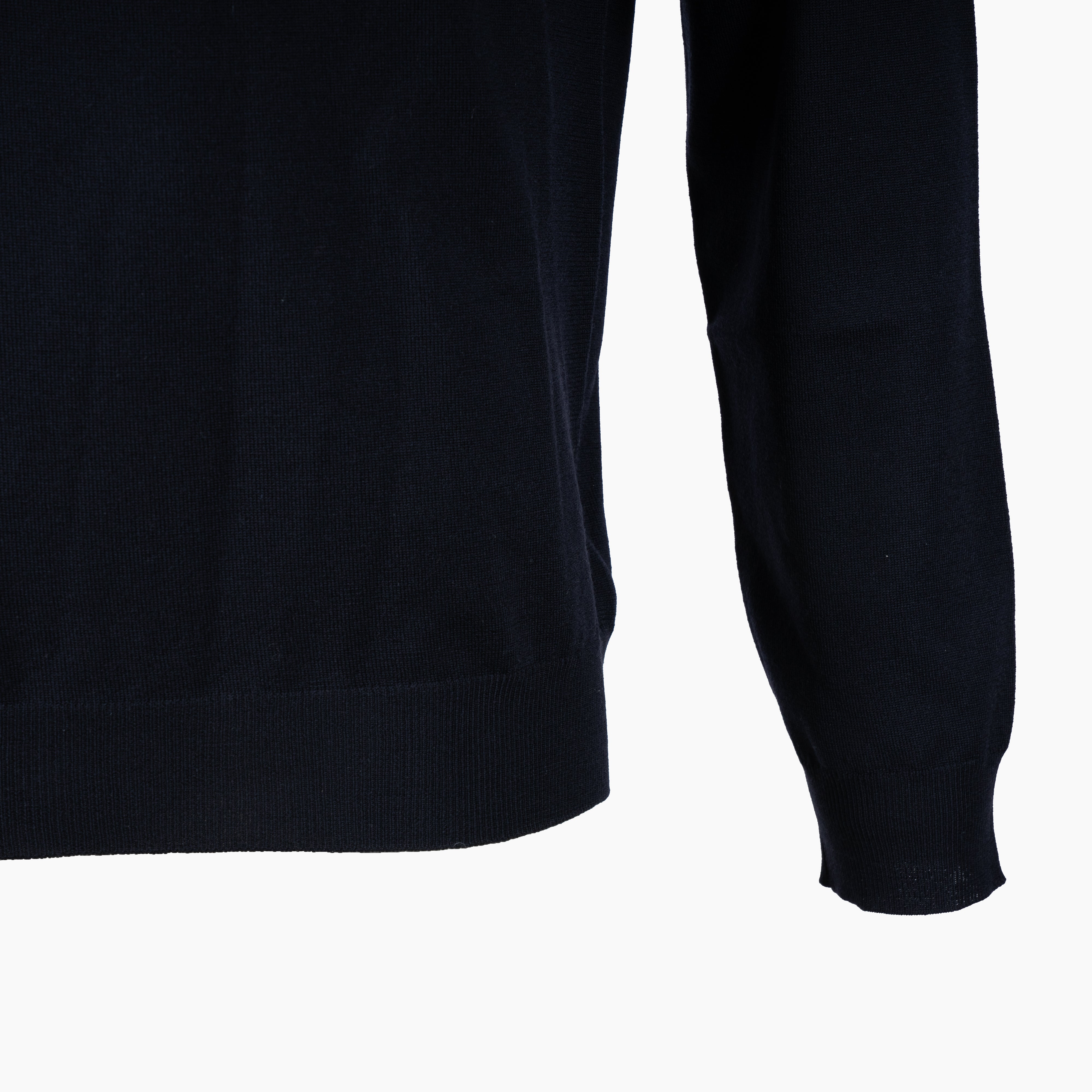 Slowear Gebreide Ronde Hals Trui Blauw | Flexwool