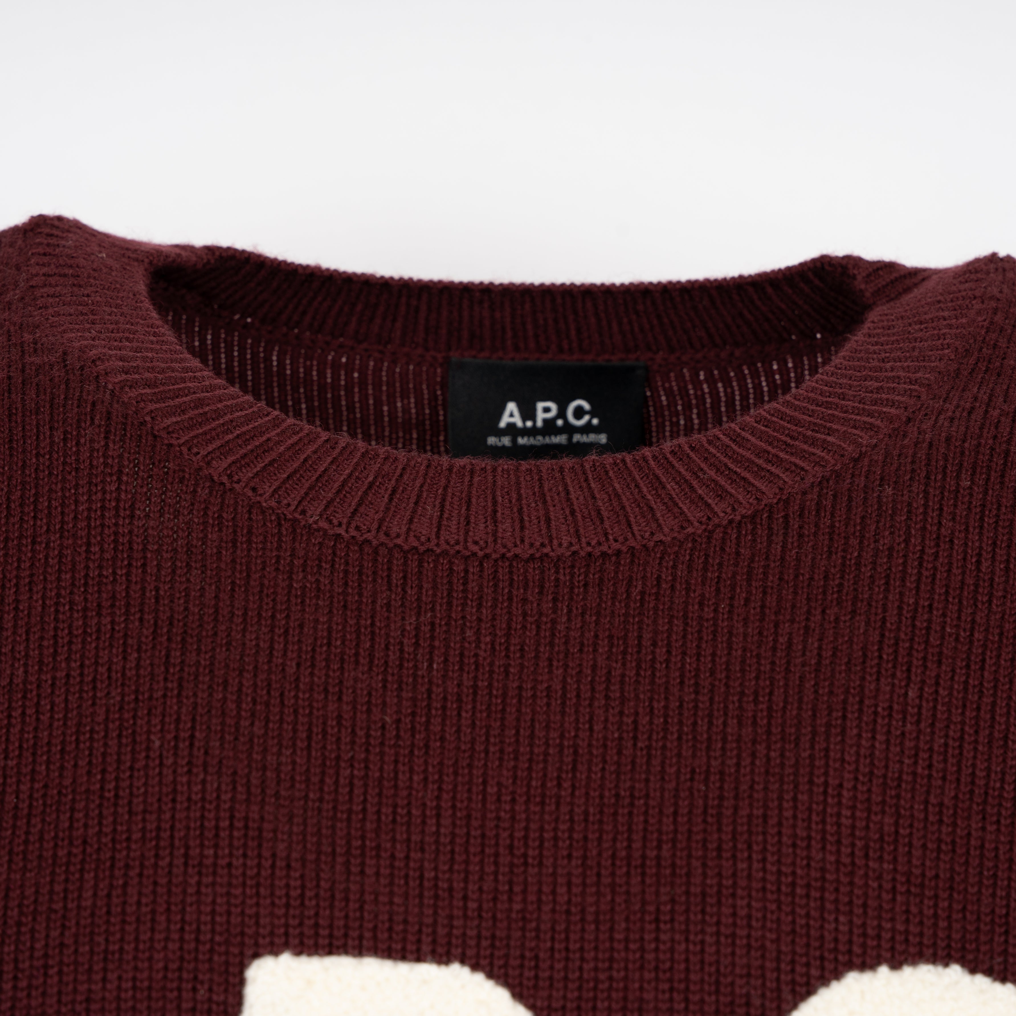 A.P.C. Gebreide Trui Bordeaux | Pull Maurice