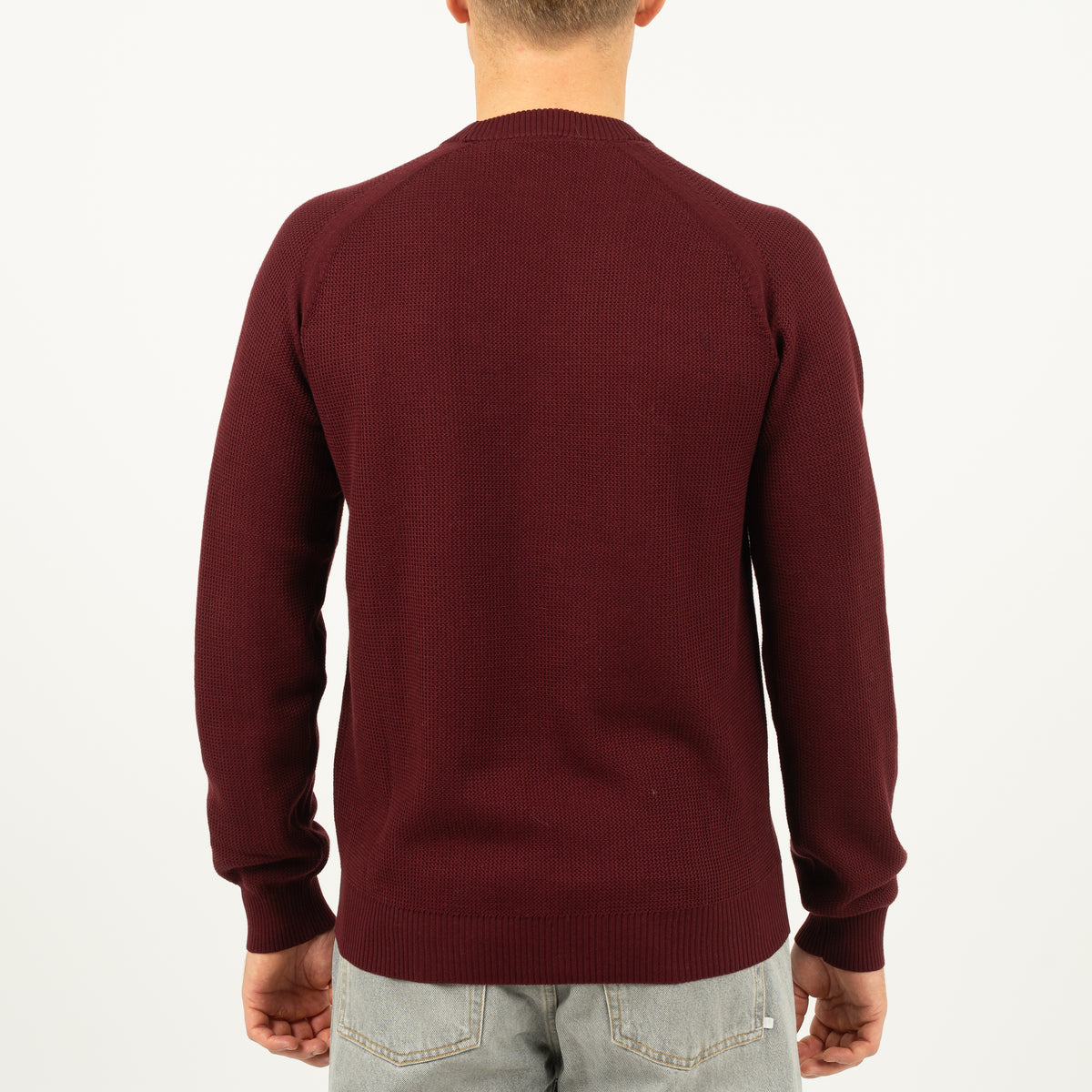 SEVEN DIALS Gebreide Trui Bordeaux Rood | Abuja