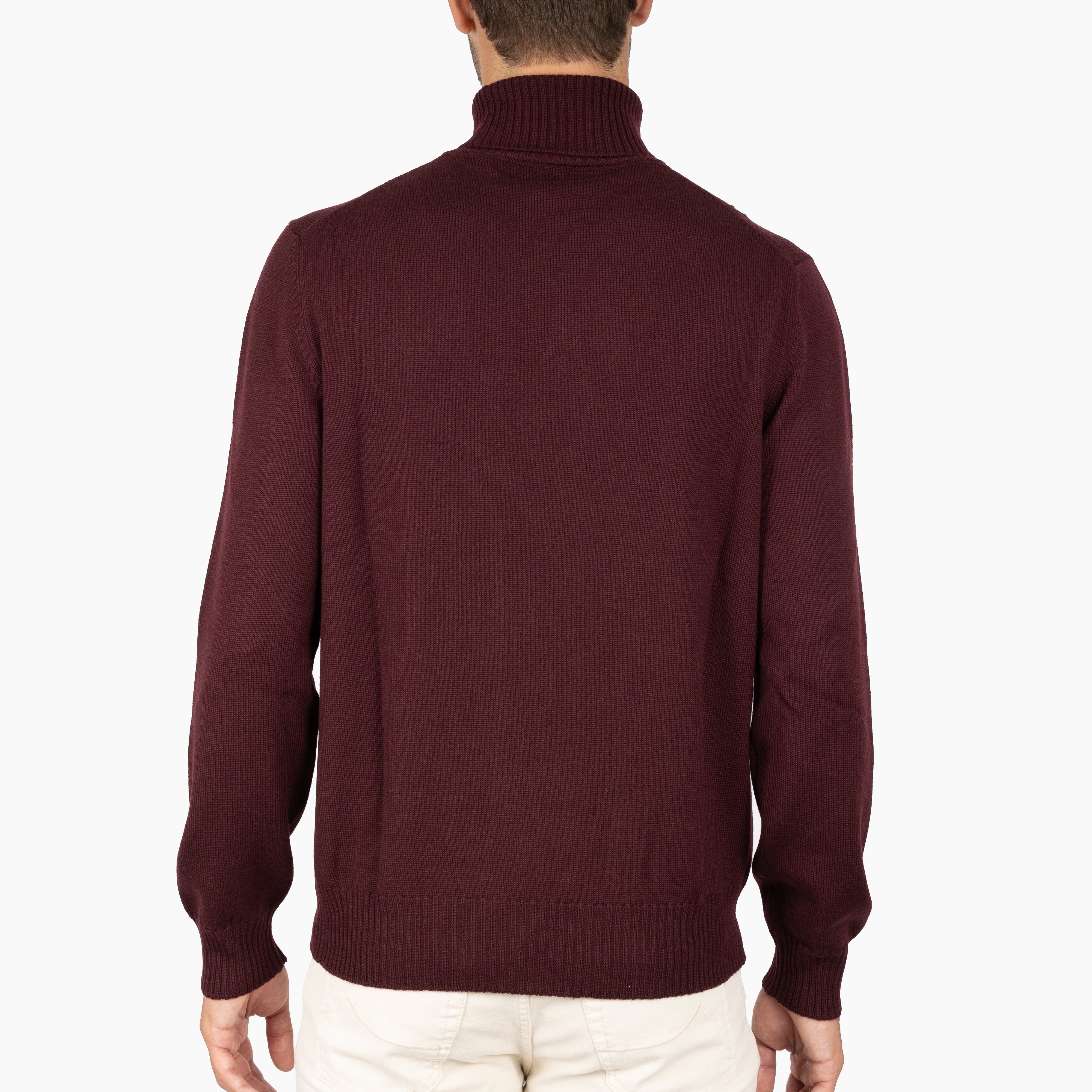 Gran Sasso Coltrui Bordeaux Rood | Extrafine Merino