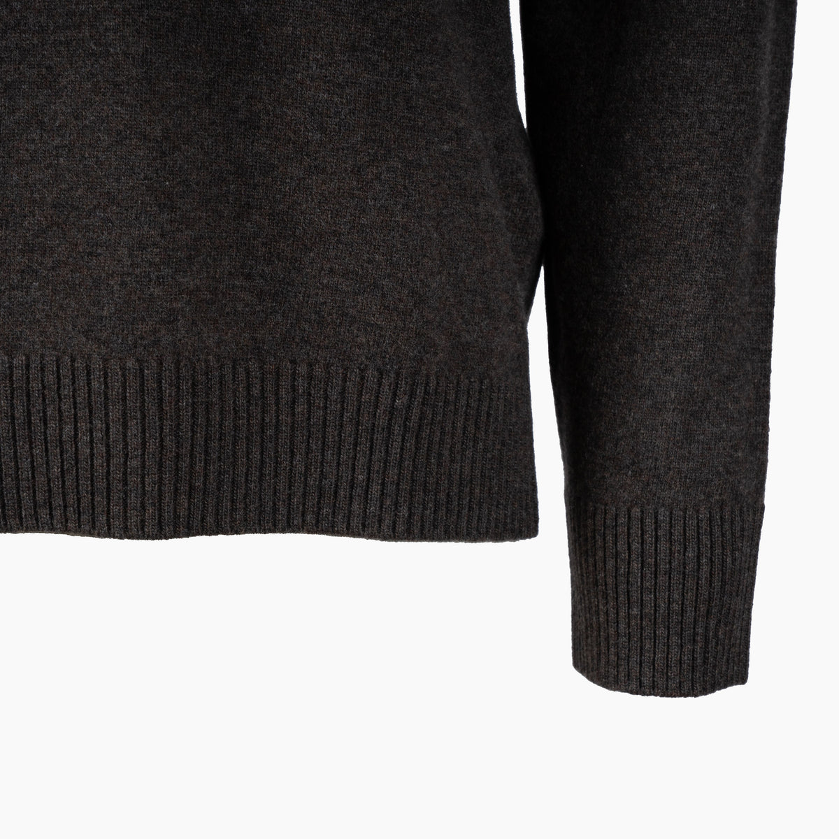 Stone Island Gebreide Trui met Polokraag Bruin | Light RWS Geelong Wool