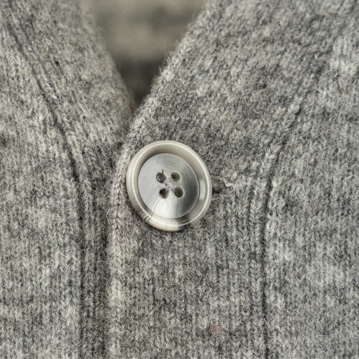 Hopeium Cardigan Grijs | Alpaca Blend Logo
