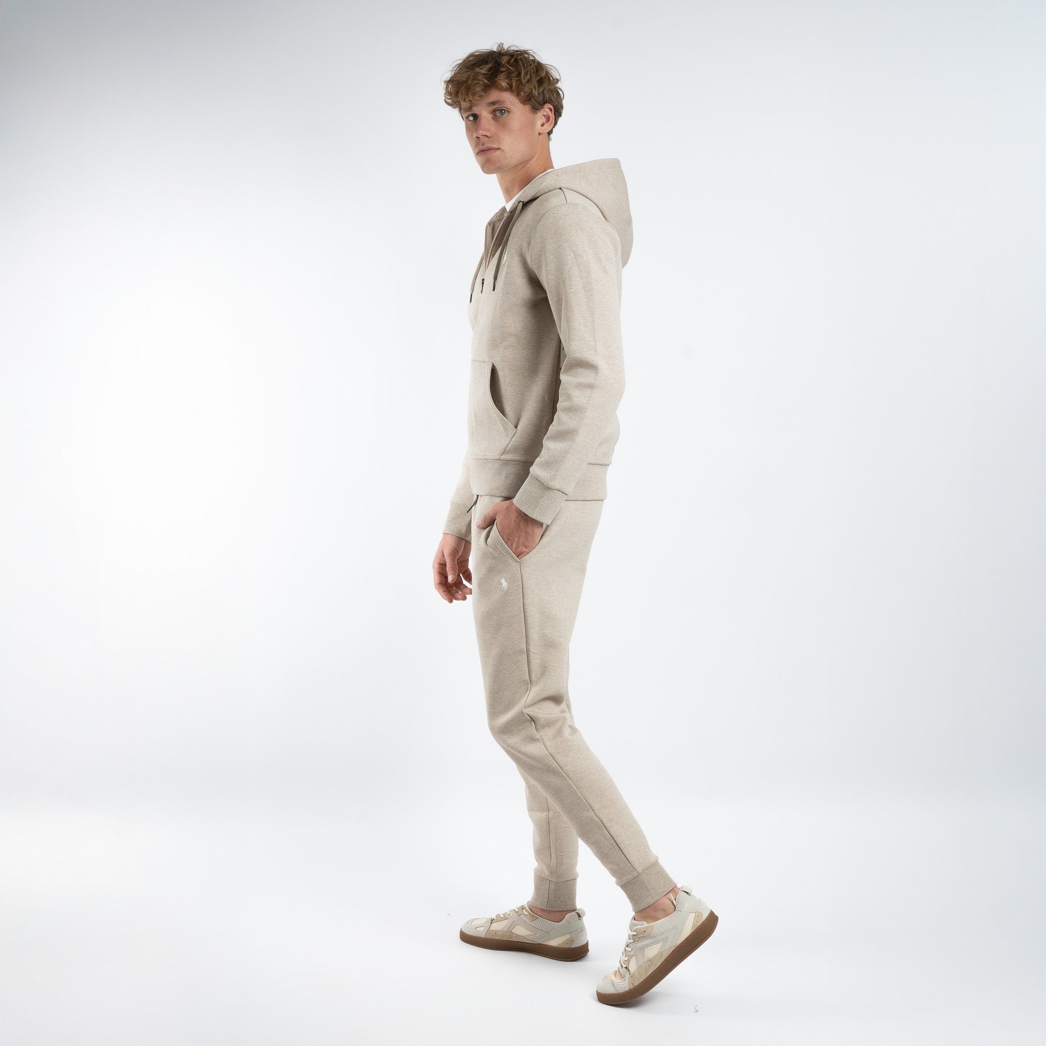 Ralph Lauren Vest Beige | Double-Knit