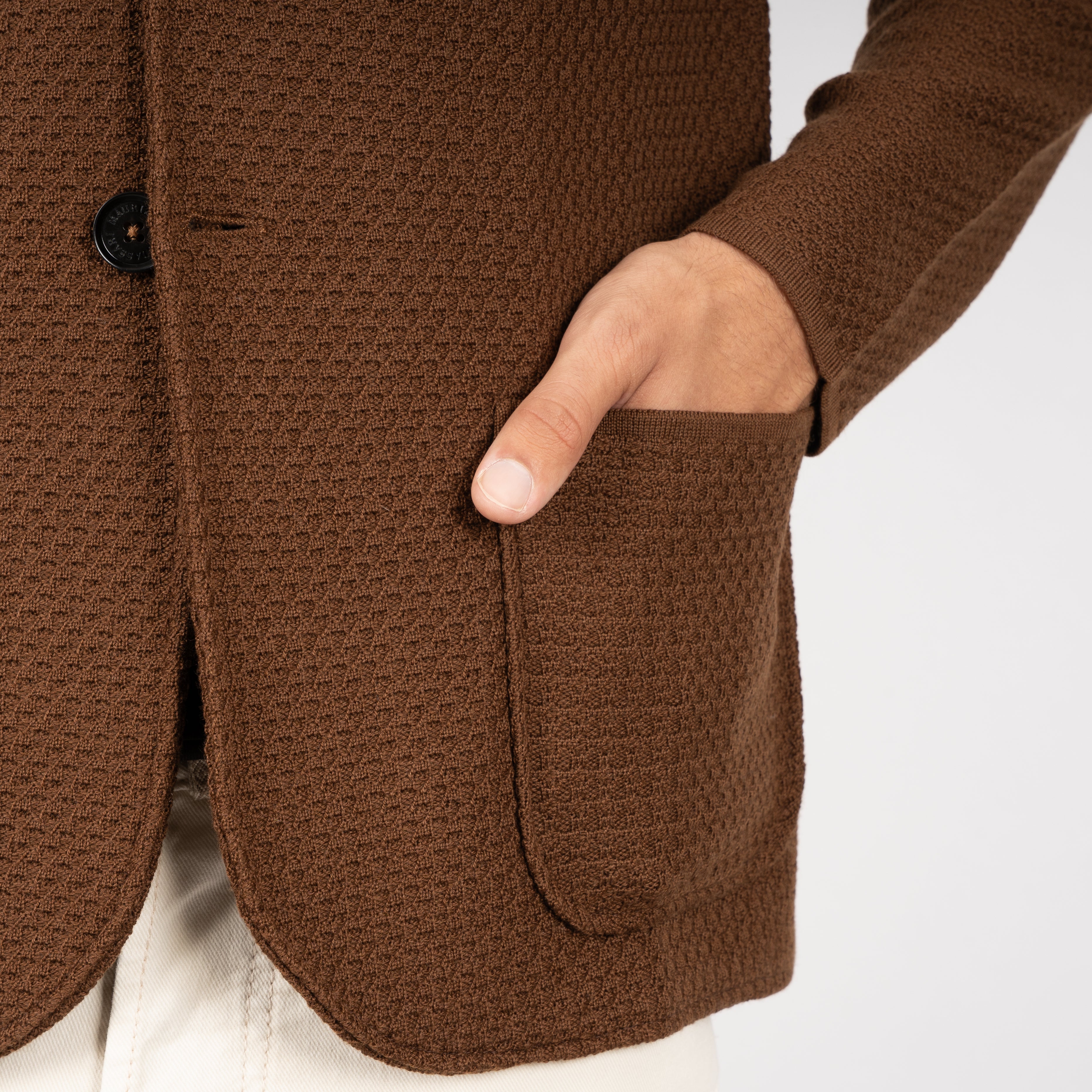 Maurizio Baldassari Gebreid Colbert Camel | San Marco Swacket