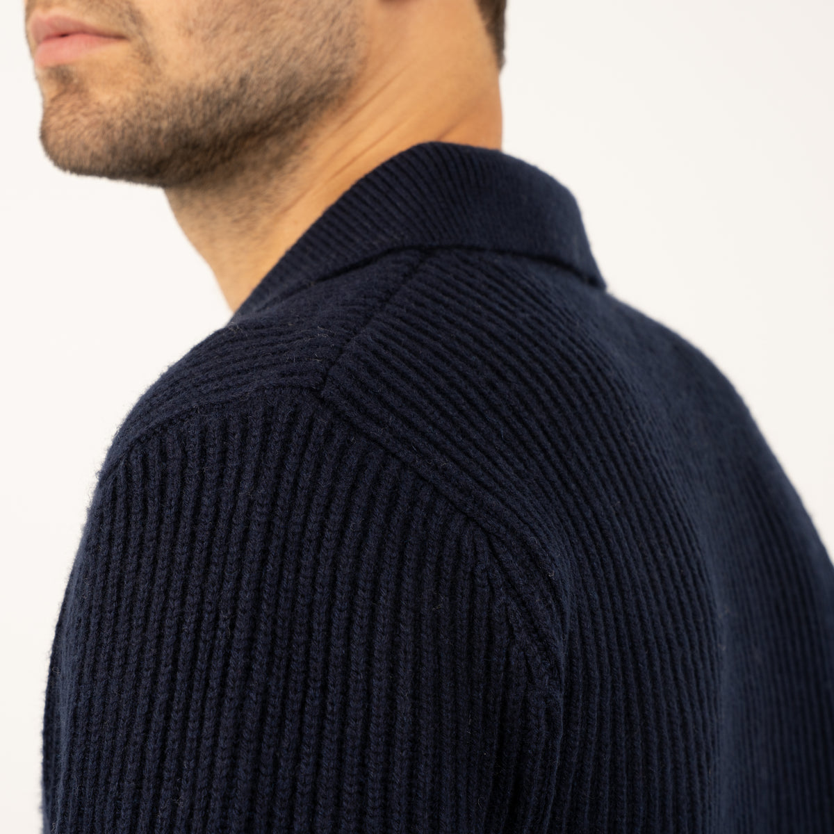 SEVEN DIALS Gebreid Vest met Knopen Blauw | Boston