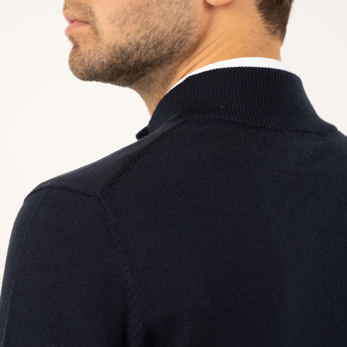 SEVEN DIALS Gebreid Vest met rits Blauw | Paul
