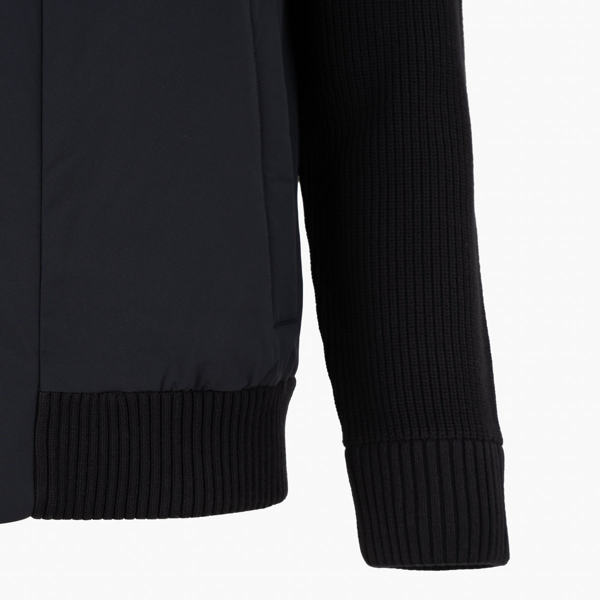 Woolrich Jack Blauw | Stretch Hybrid Mix