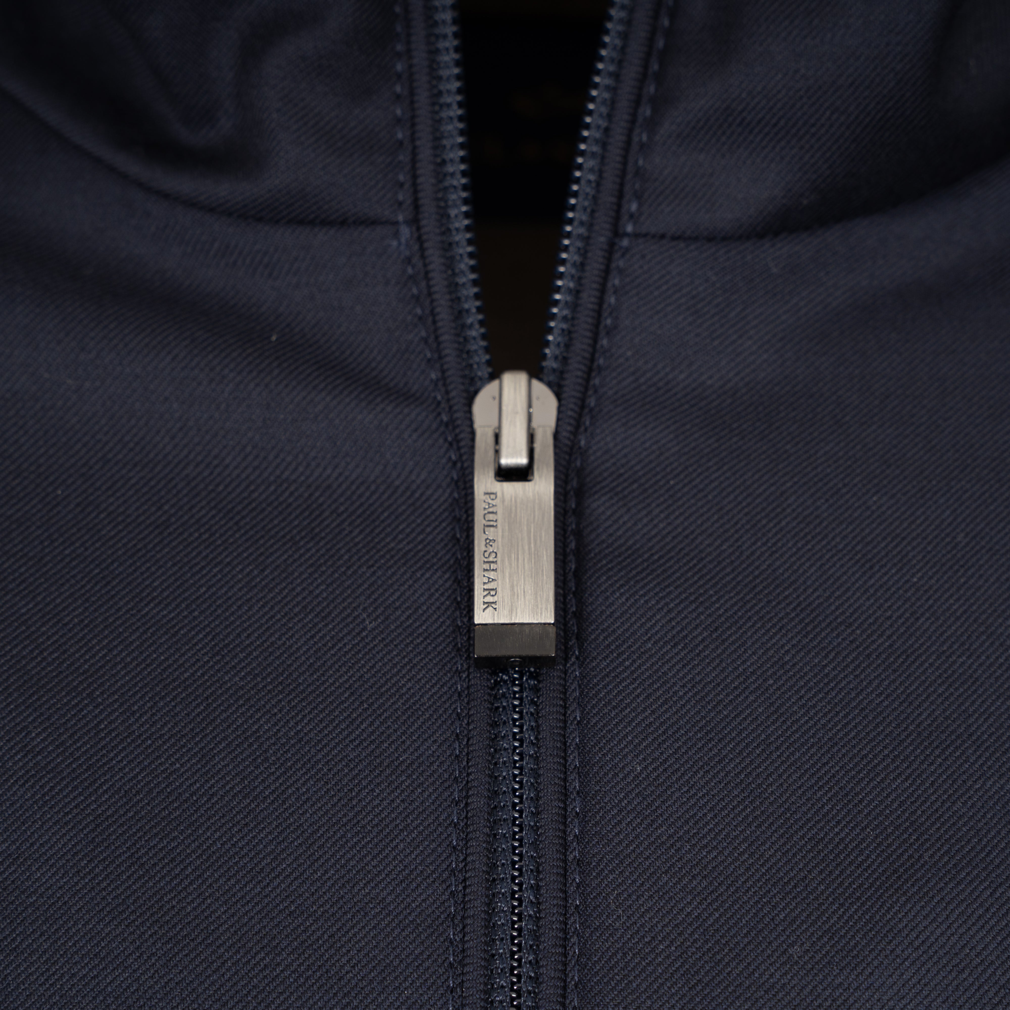 Paul & Shark Hybride Vest Blauw | Loro Piana Rain System®