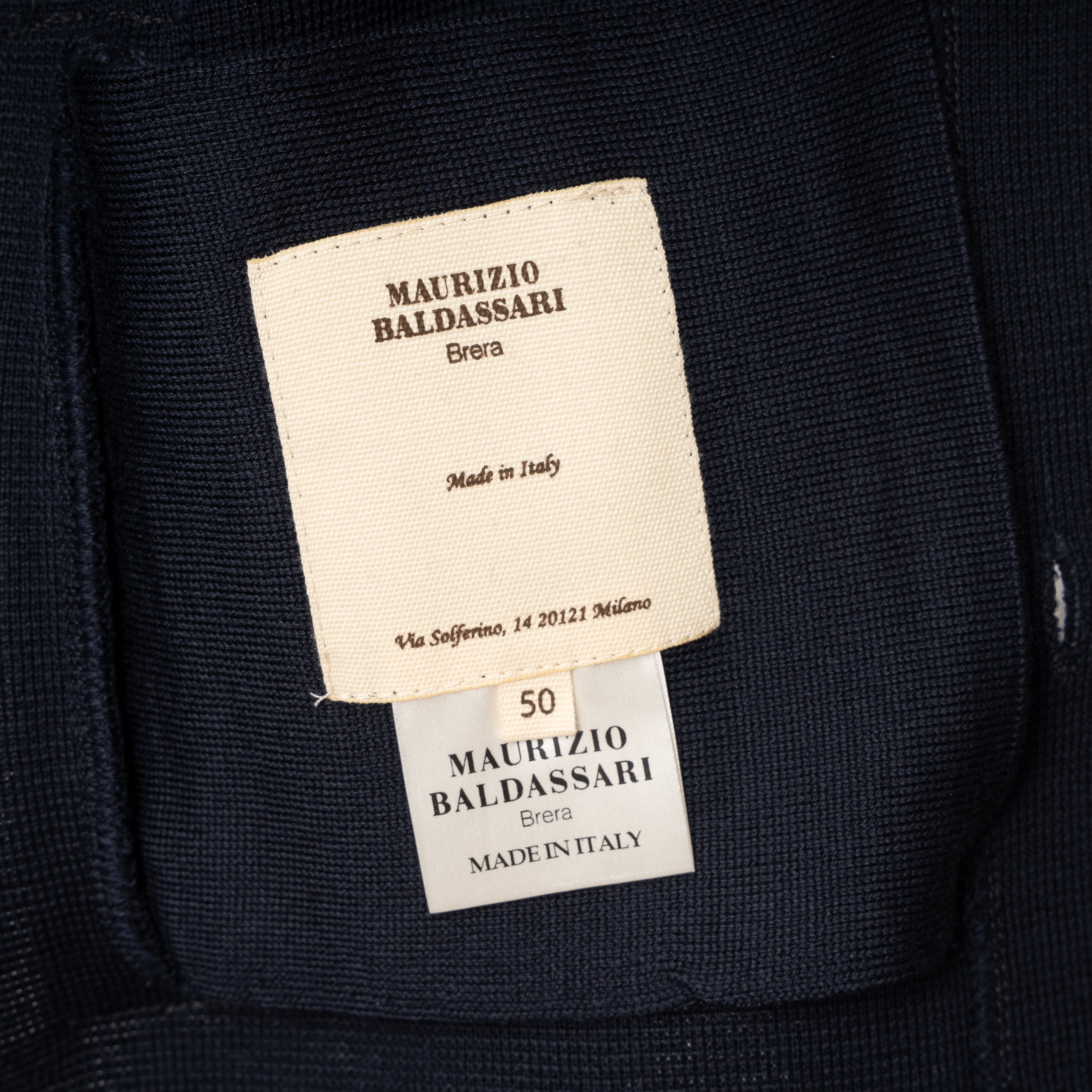 Maurizio Baldassari Gebreid Overshirt Blauw | Milano Stitch