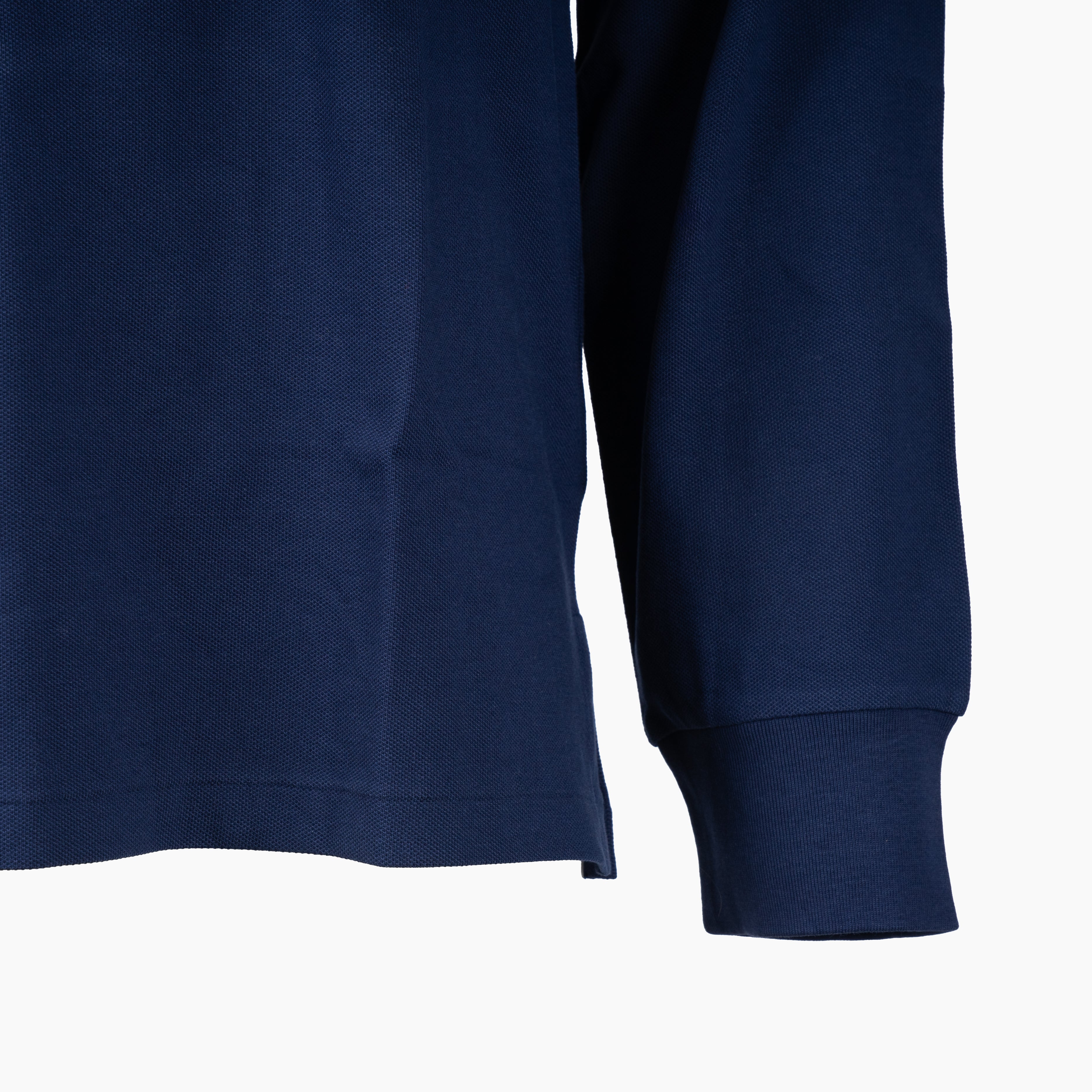 Ralph Lauren Polo Lange Mouw Blauw | Custom Slim Fit