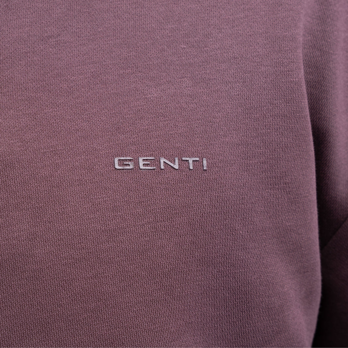 Genti Sweater met Rits Rood | Cotton