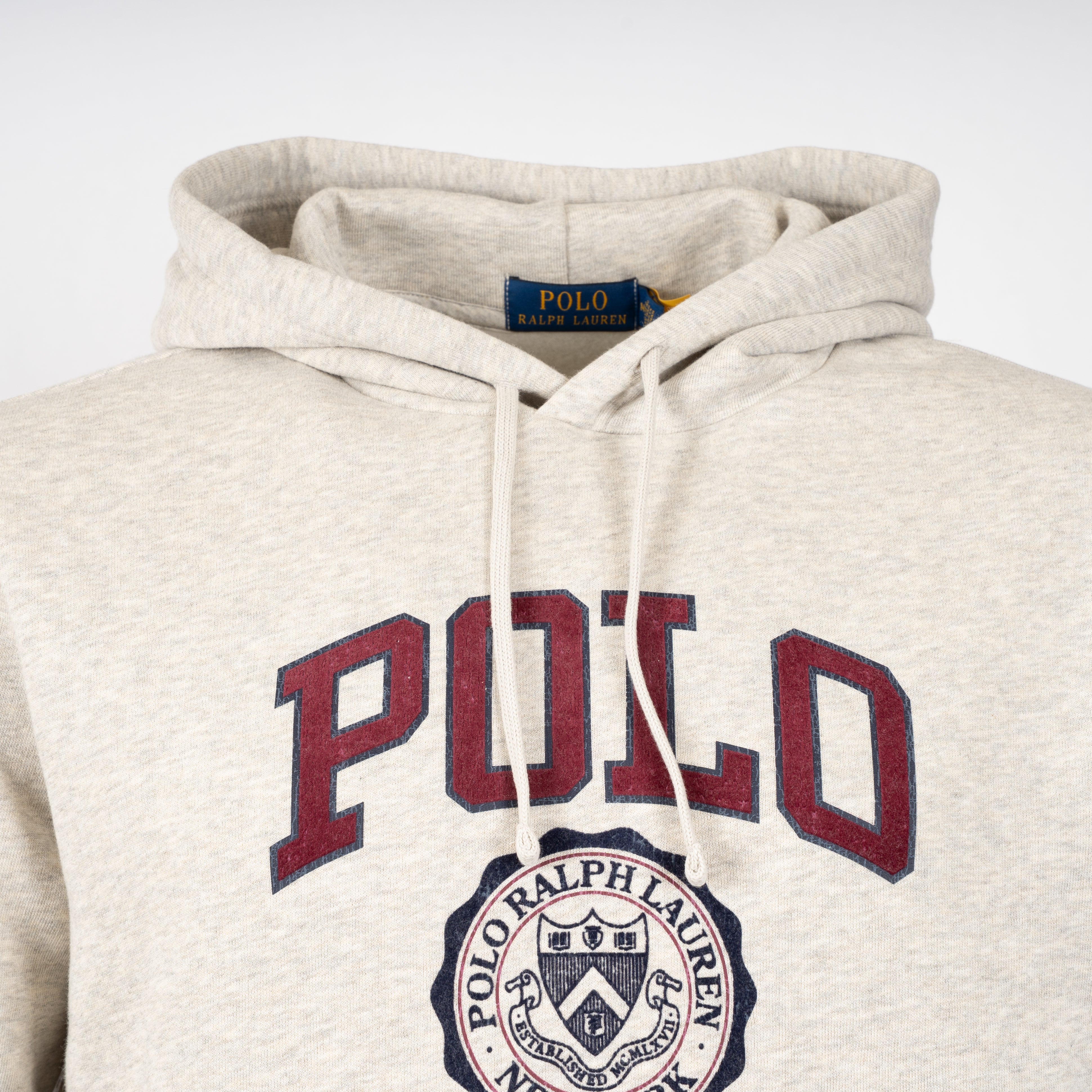 Ralph Lauren Hoodie Lichtgrijs | Logo Fleece
