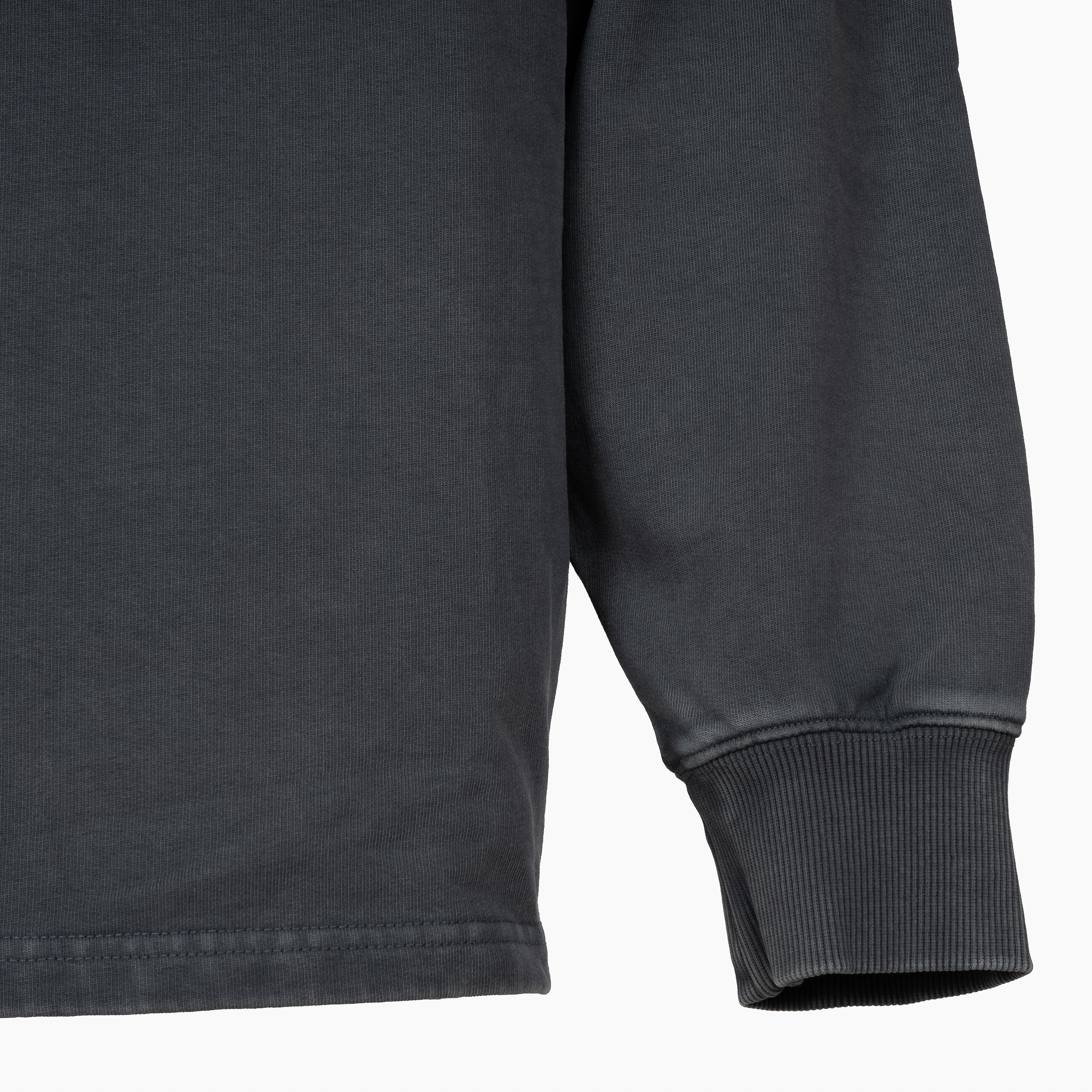 Hopeium Polo Sweater Verwassen Grijs | Football Gandhi