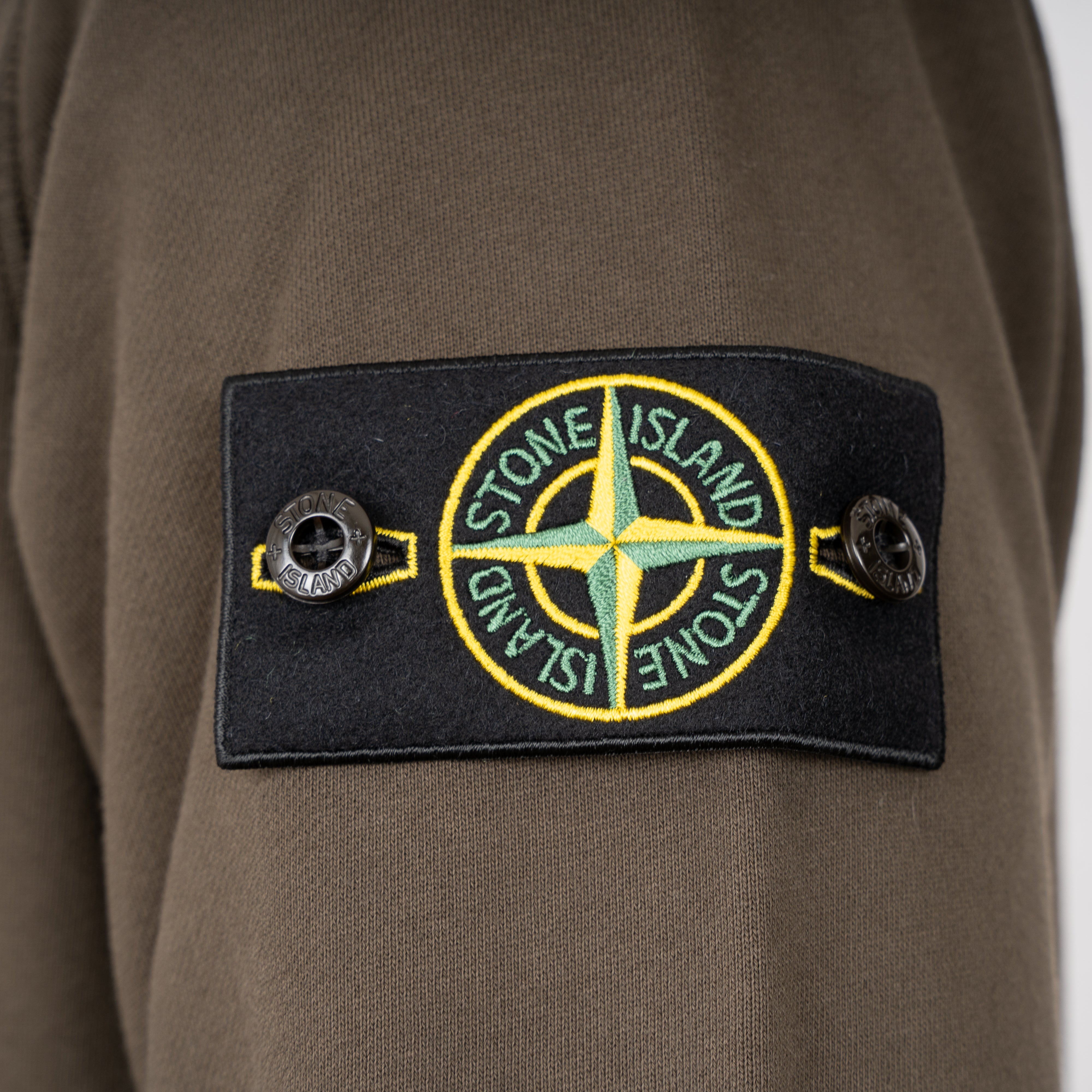 Stone Island Sweater Groen | Organic Cotton Fleece