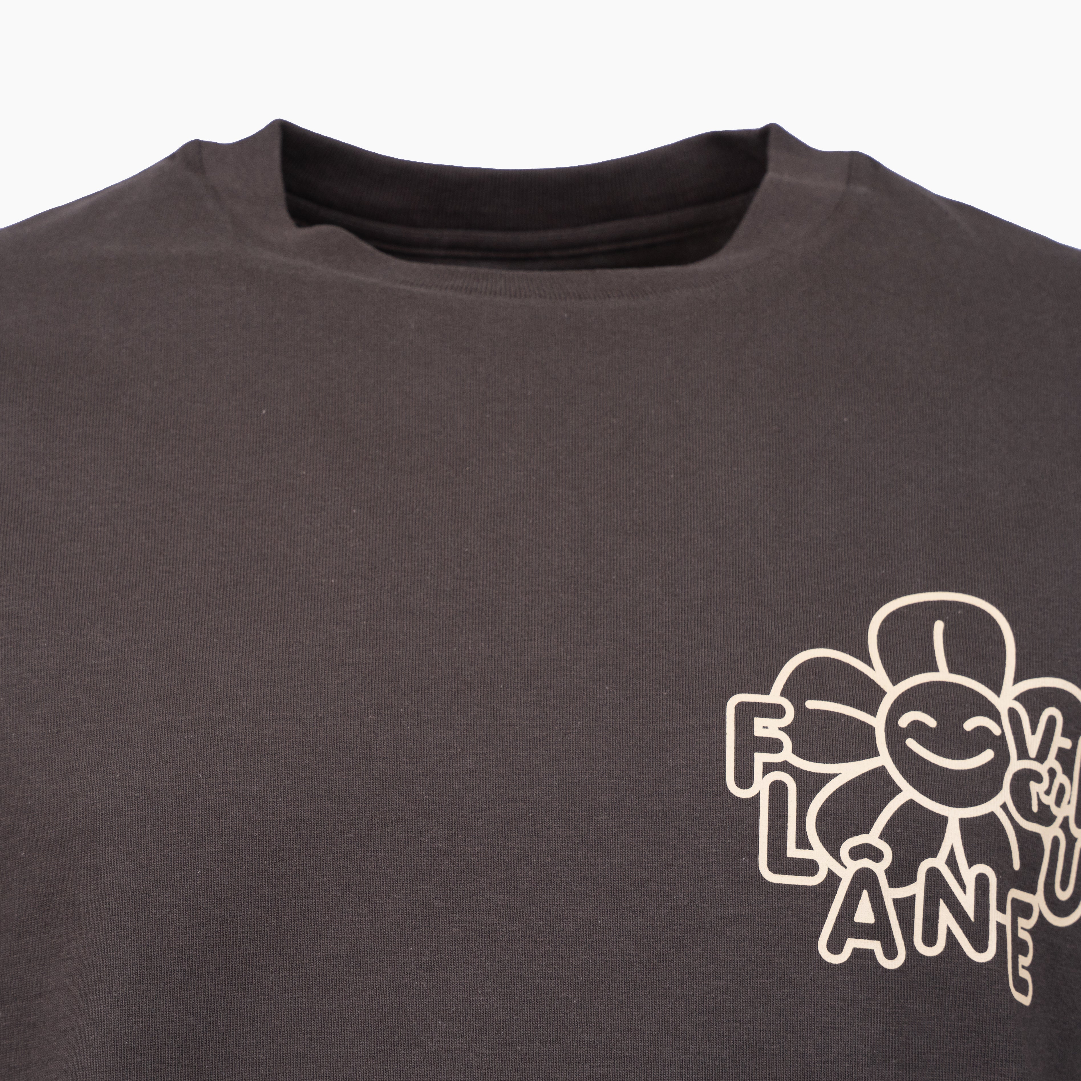 Flaneur Longsleeve Bruin | Happy Flower